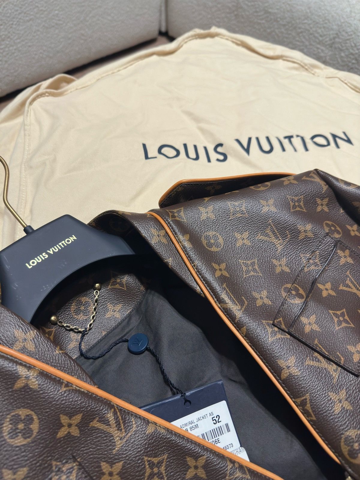 Louis Vuitton Louis Vuitton Admiral Monogram Jacket Virgil Abloh FW 2019 Size US L / EU 52-54 / 3 - 4 Thumbnail