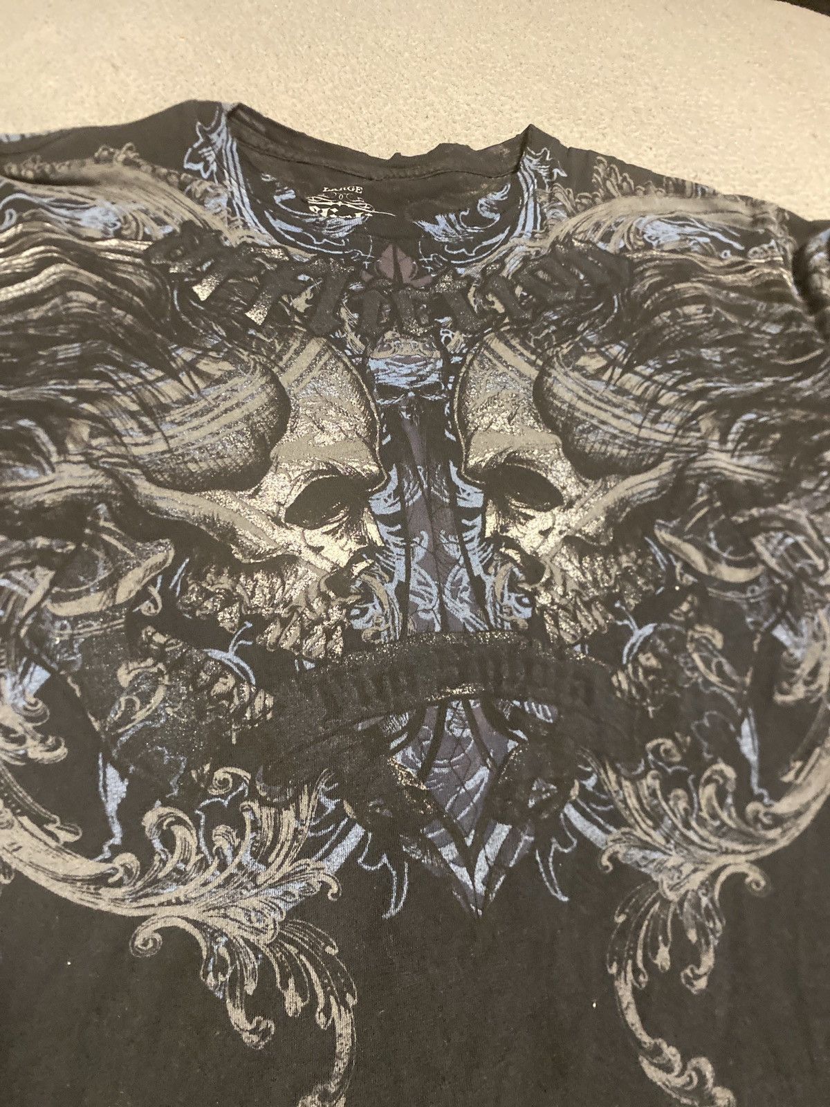 Affliction Vintage Tim Sylvia Affliction Shirt Size US L / EU 52-54 / 3 - 4 Thumbnail