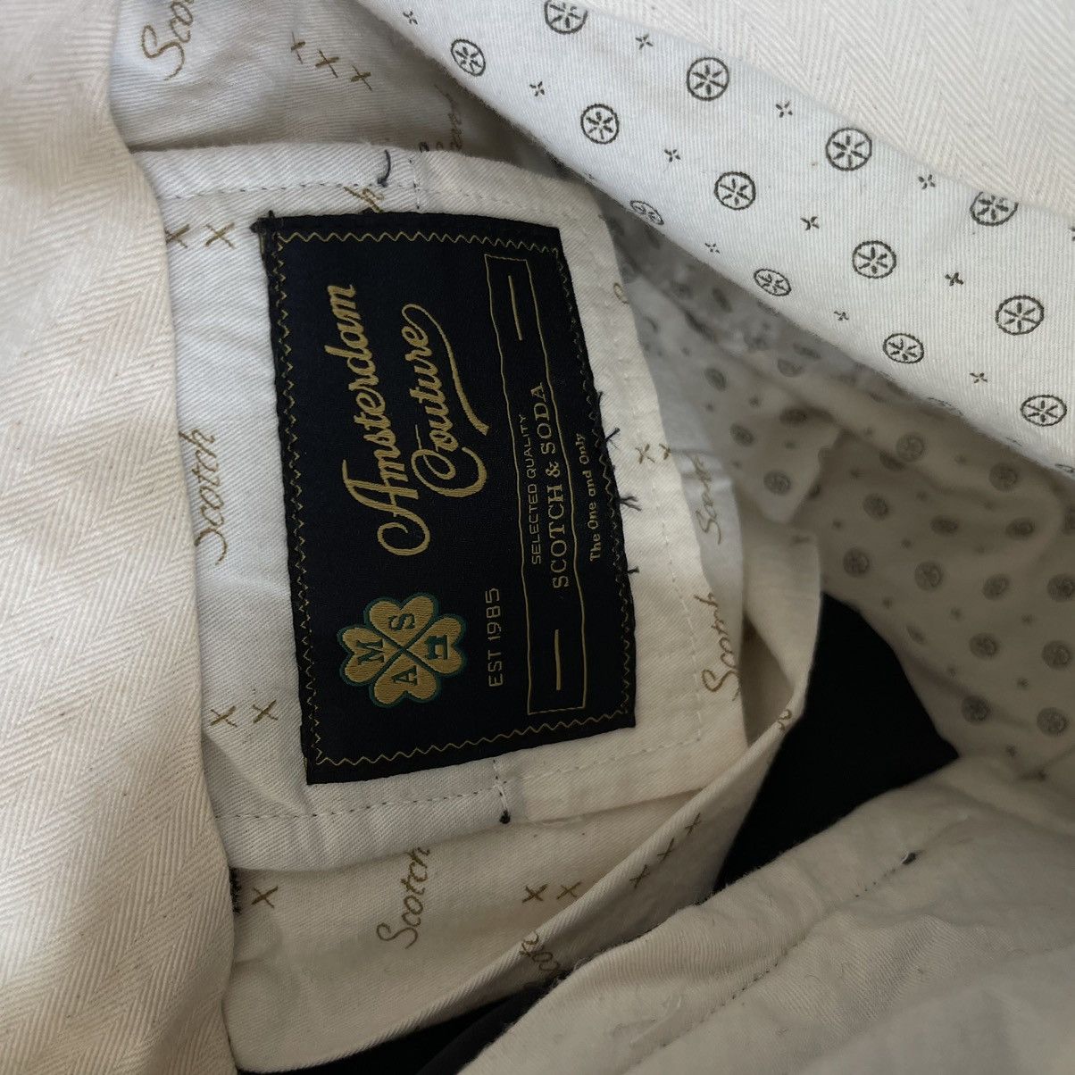 Scotch & Soda Scotch and Soda Blake Speckeld Wool Cuffed Trouser Pants Size US 30 / EU 46 - 7 Thumbnail