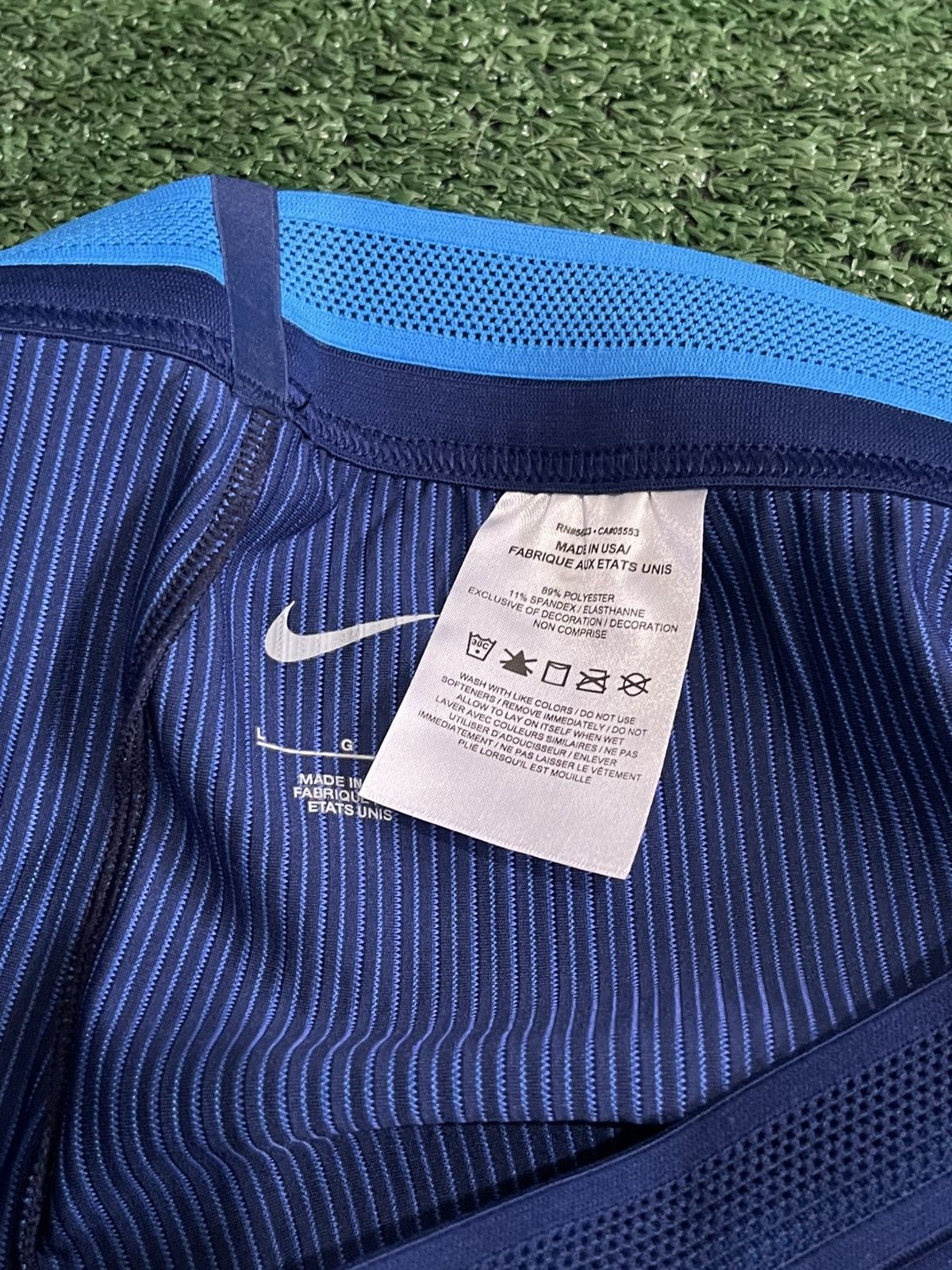Nike New Nike Pro Elite Track & Field 3/4 Tights Blue USA Size 28" / US 6 / IT 42 - 5 Thumbnail