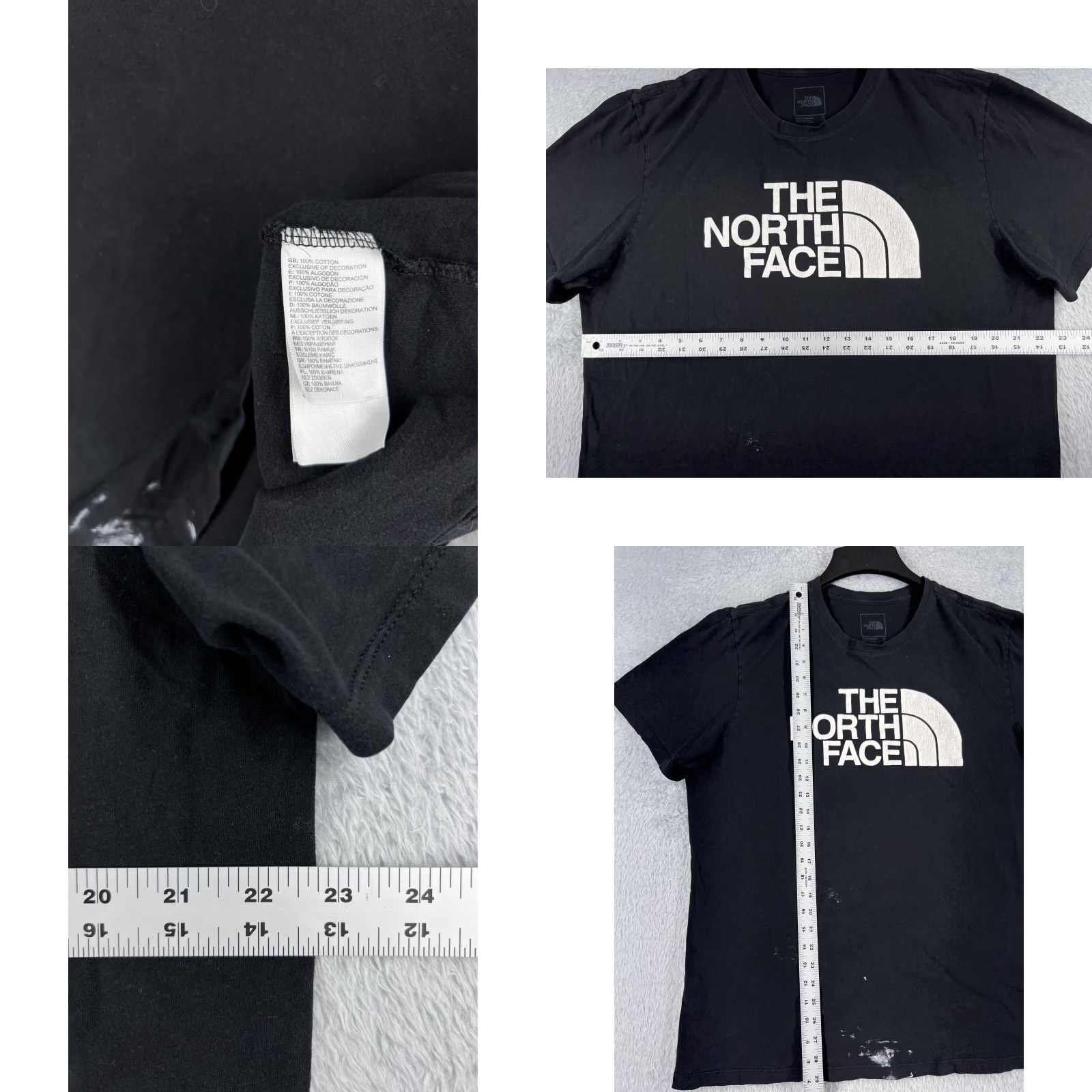 The North Face The North Face Shirt Men XL Black Cotton Short Sleeve Crew Outdoor Size US XL / EU 56 / 4 - 8 Thumbnail