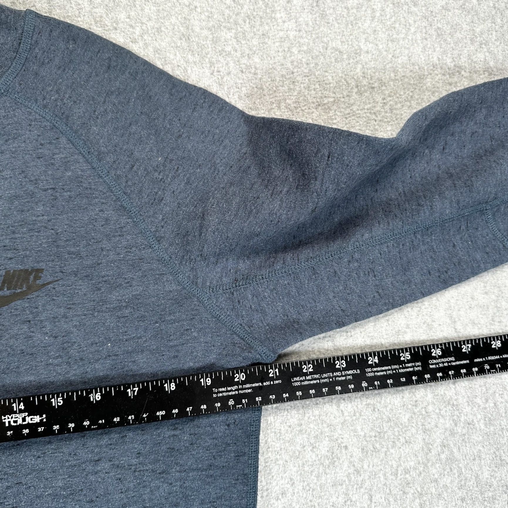 Nike Nike Tech Sweatshirt Mens Small Blue Fleece Kangaroo Pocket Pullover 545763-460 Size US S / EU 44-46 / 1 - 3 Thumbnail
