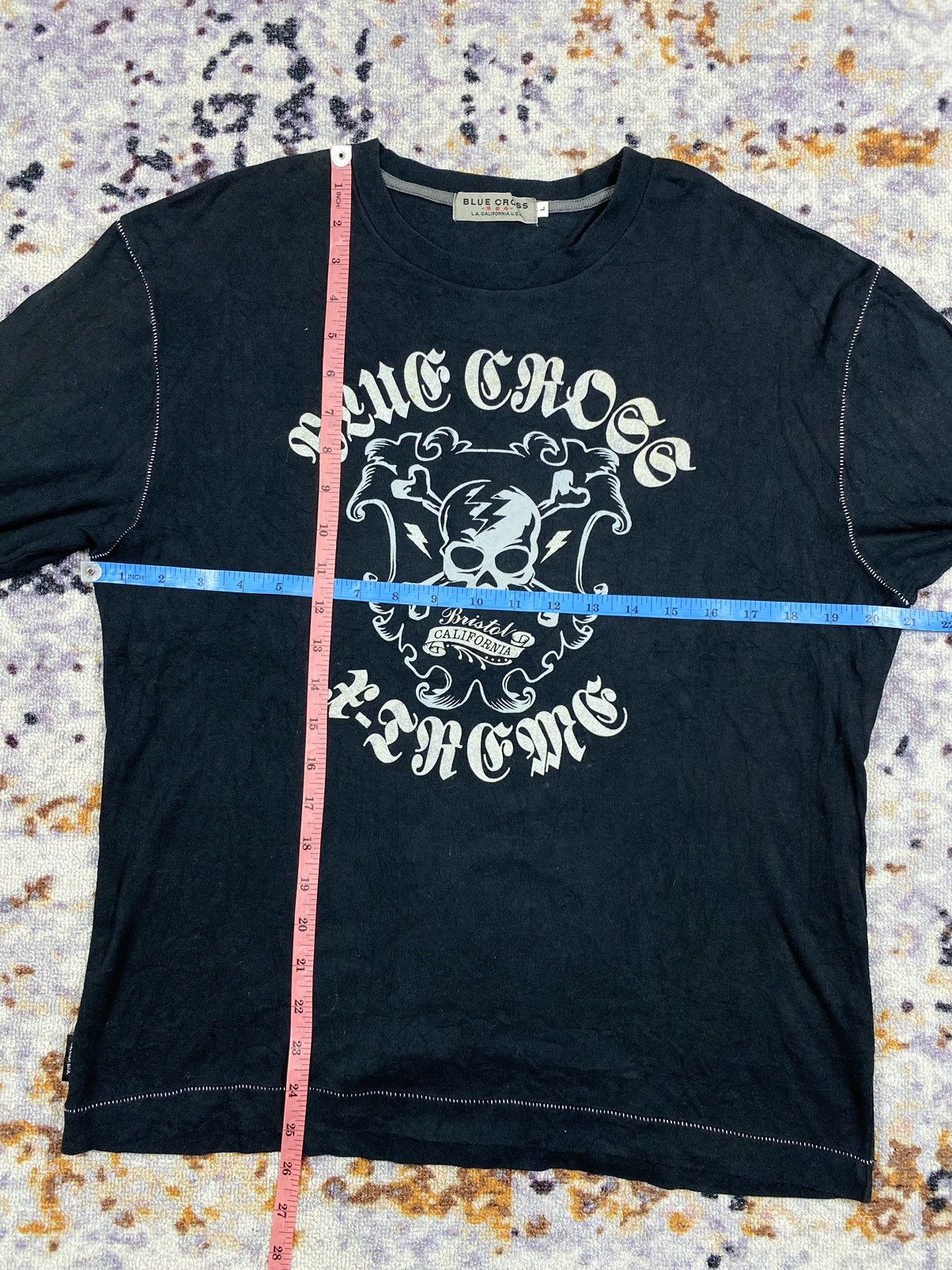 Japanese Brand Japanese BLUE CROSS Bristol California skull black Size US L / EU 52-54 / 3 - 7 Thumbnail