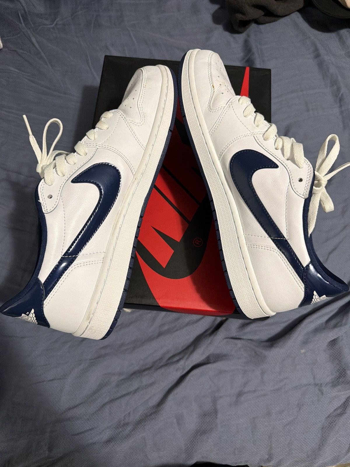 Jordan Brand Nike Air Jordan 1 Low '85 "Metallic Navy" Size US 11 / EU 44 - 3 Thumbnail