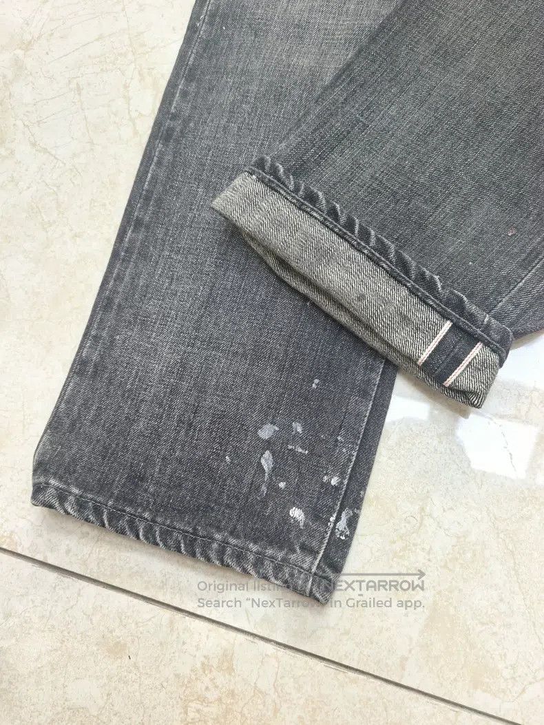 Neighborhood Neighborhood size L Black Washed Destroyed Denim Jeans Size US 27 - 7 Thumbnail