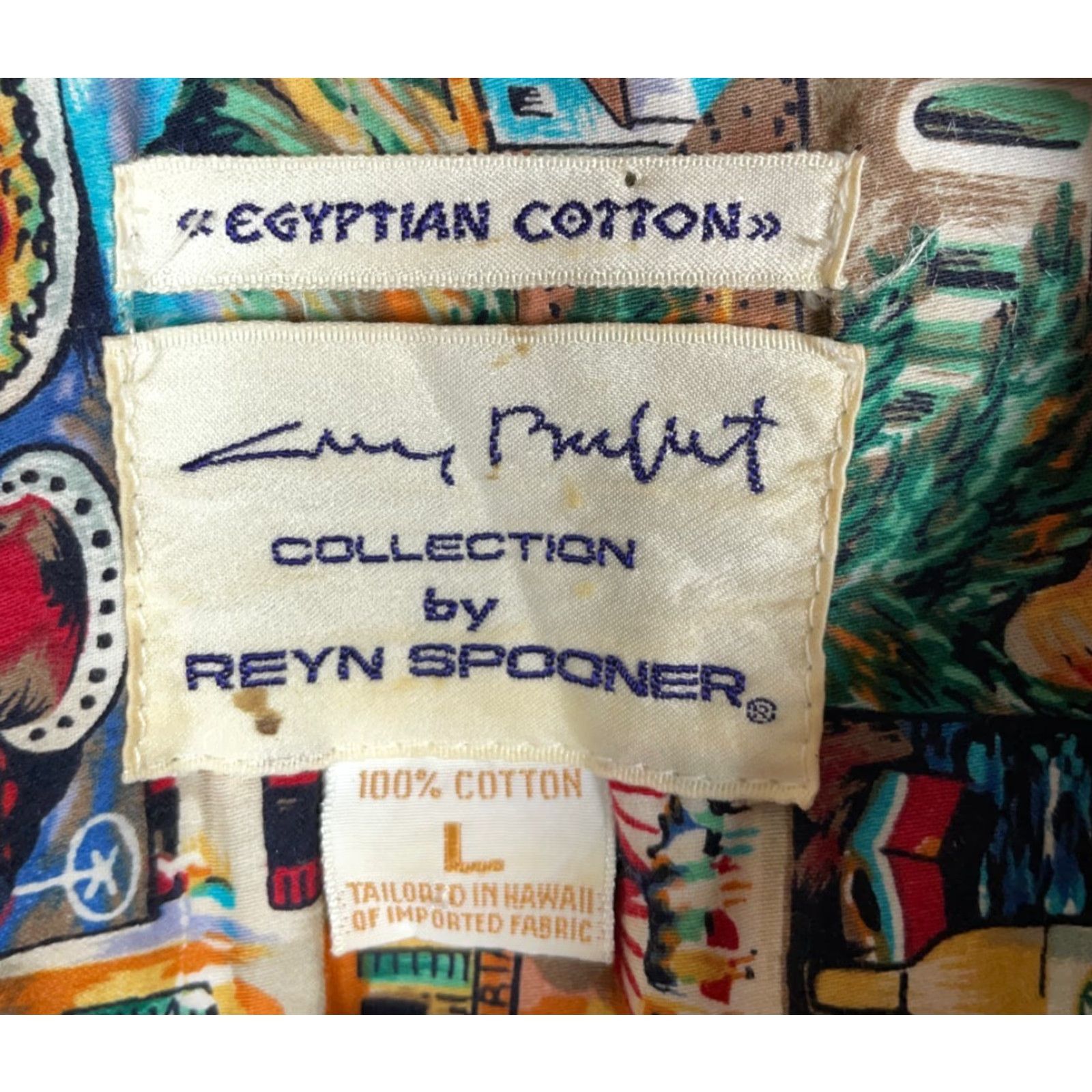 Reyn Spooner Reyn Spooner x Guy Buffet Shirt Men's Large Italian Countryside Loop Collar Shirt Size US L / EU 52-54 / 3 - 3 Thumbnail
