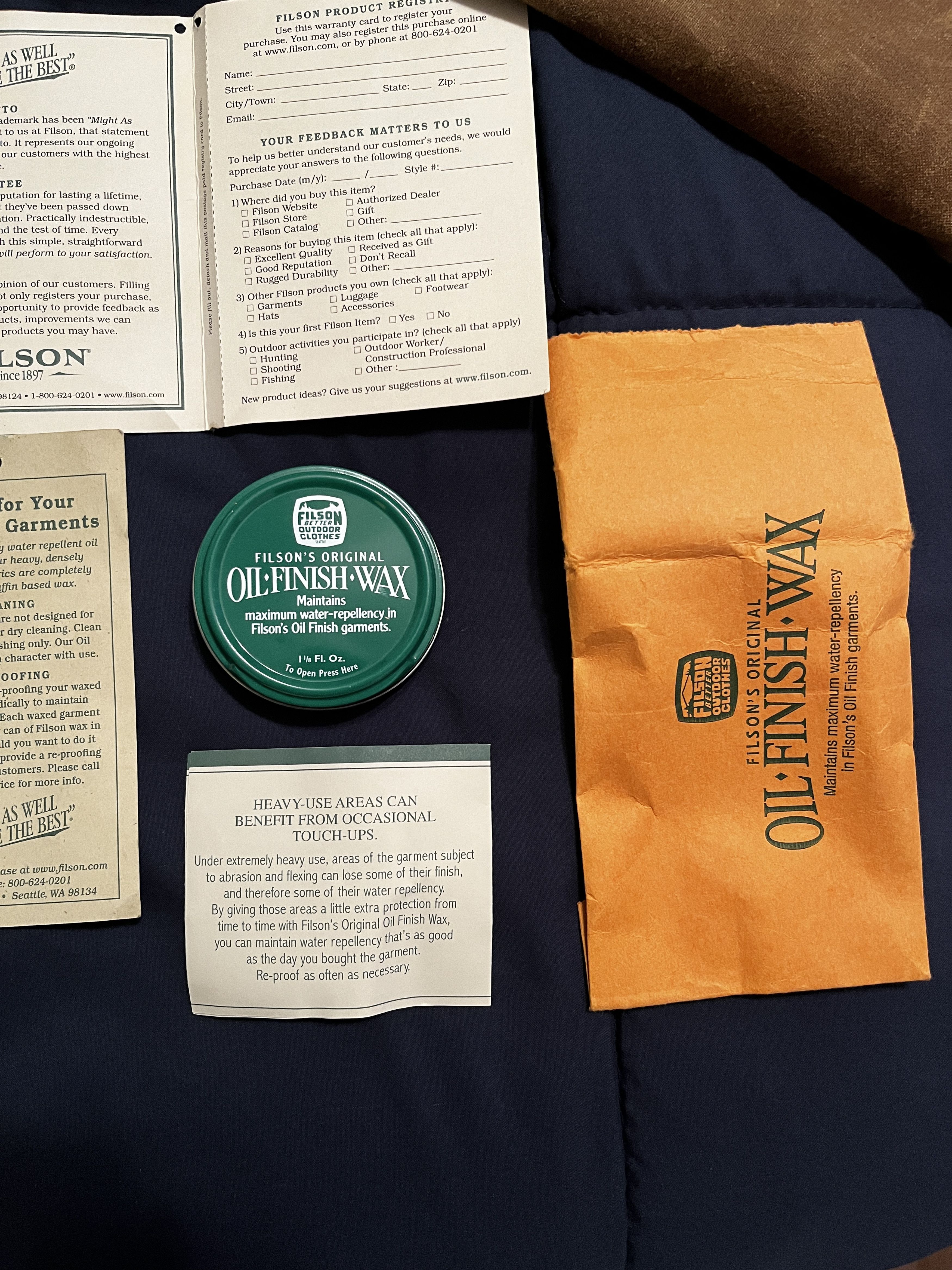 Filson × Levi's 2010 Levi’s x Filson Wax Finish Tin Cloth Trucker Size US XL / EU 56 / 4 - 4 Thumbnail