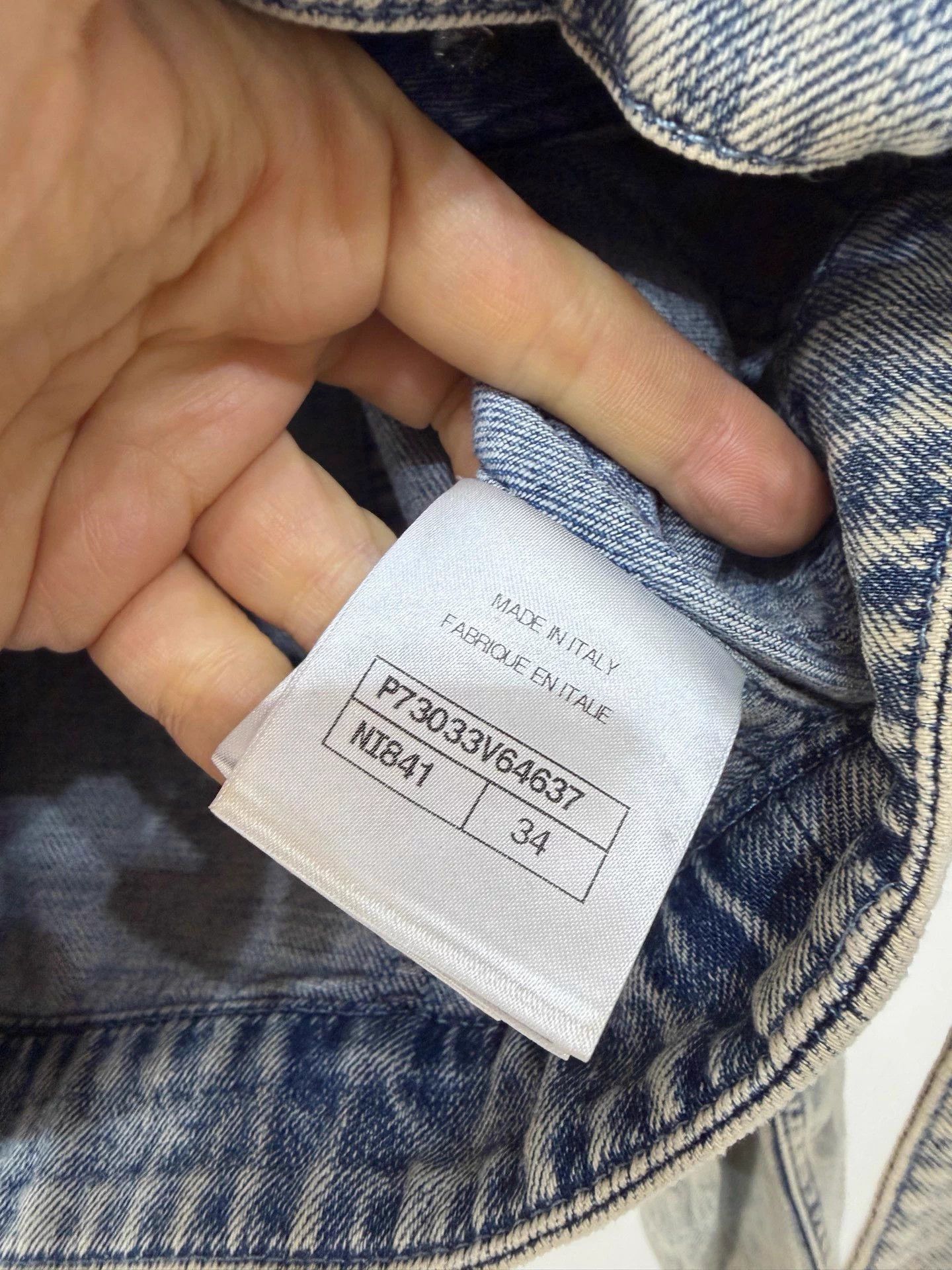 Chanel Chanel 22A Ruffled Blue Denim Jacket Jennie FR34 Size XS / US 0-2 / IT 36-38 - 5 Thumbnail