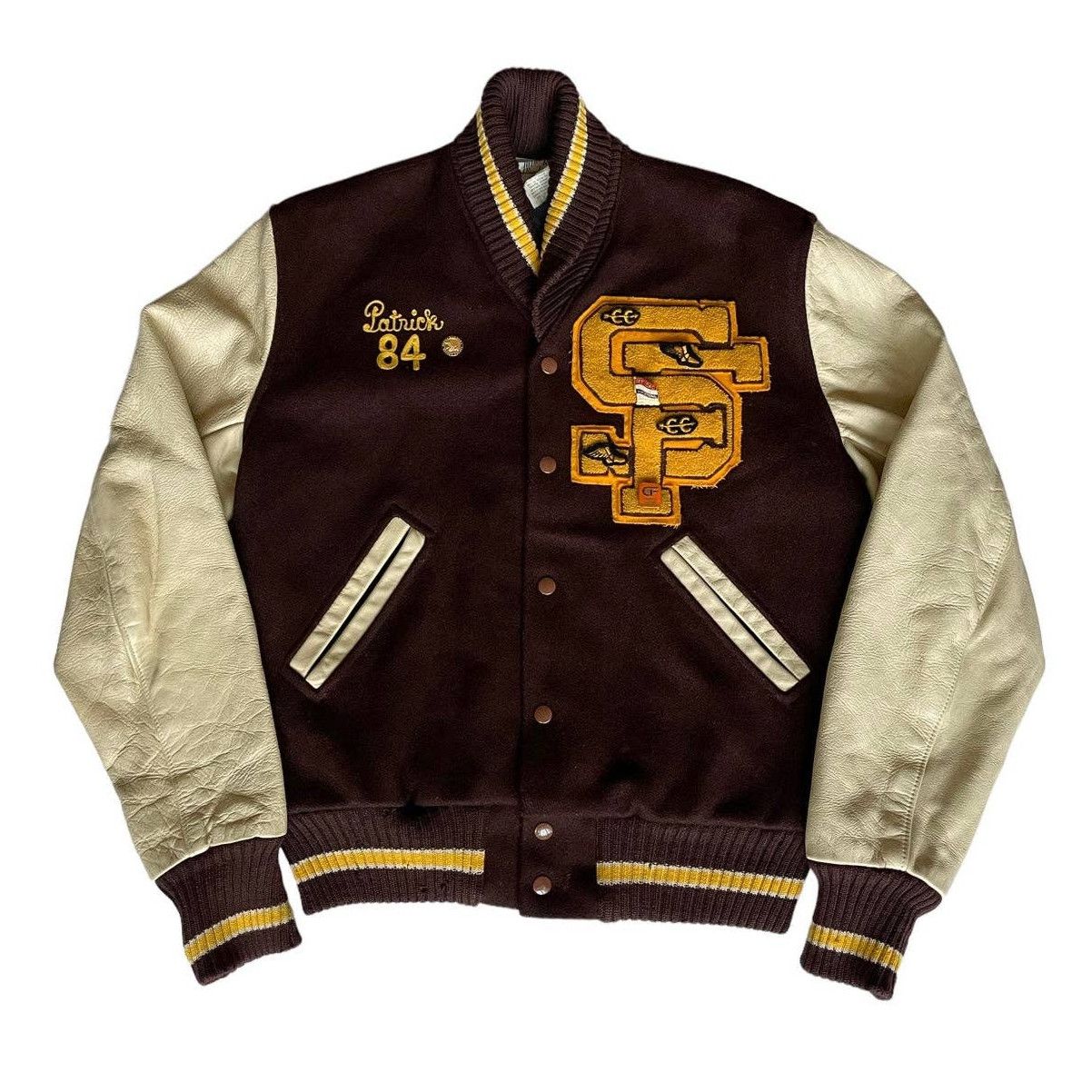 Vintage VTG 1984 San Francisco Track & Field Varsity Jacket Size L Size US L / EU 52-54 / 3 - 1 Preview