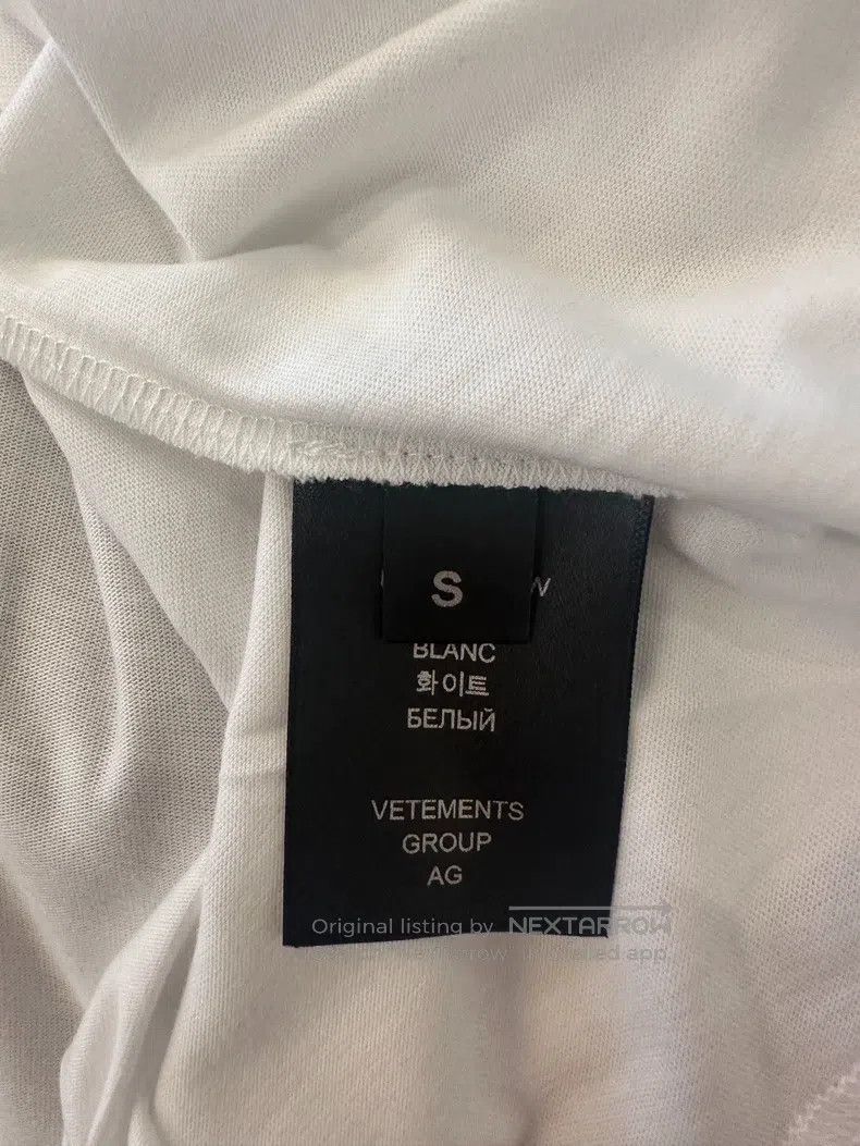 Vetements Vetements Foam Slogan Short Sleeve Size US S / EU 44-46 / 1 - 6 Thumbnail