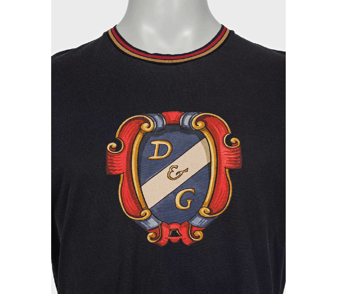Dolce & Gabbana Dolce & Gabbana Black Graphic Print T-Shirt IT52 XL Size US XL / EU 56 / 4 - 4 Thumbnail