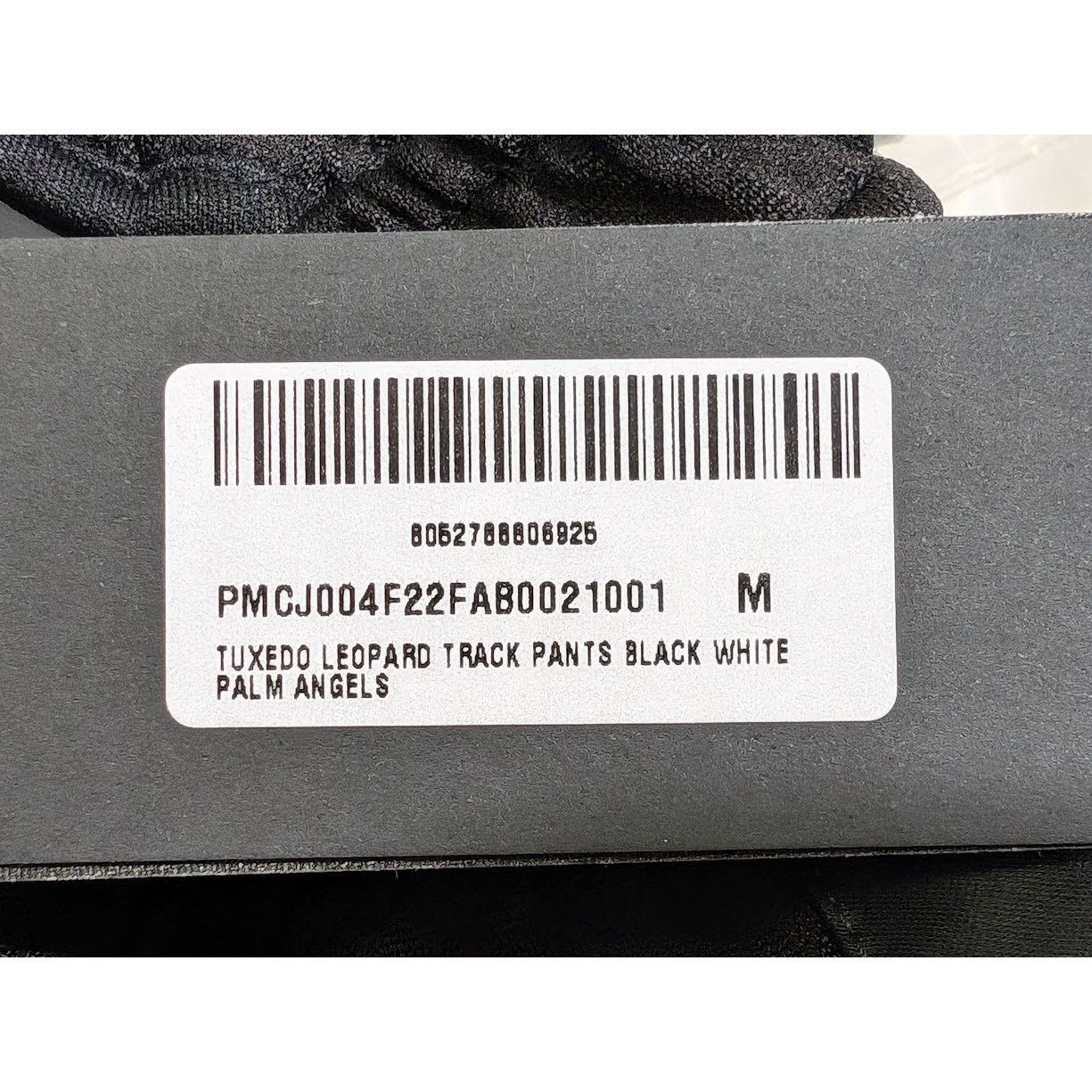 Palm Angels o1rshd1 Tuxedo Leopard Track Pants in Black White Size US 32 / EU 48 - 18 Thumbnail
