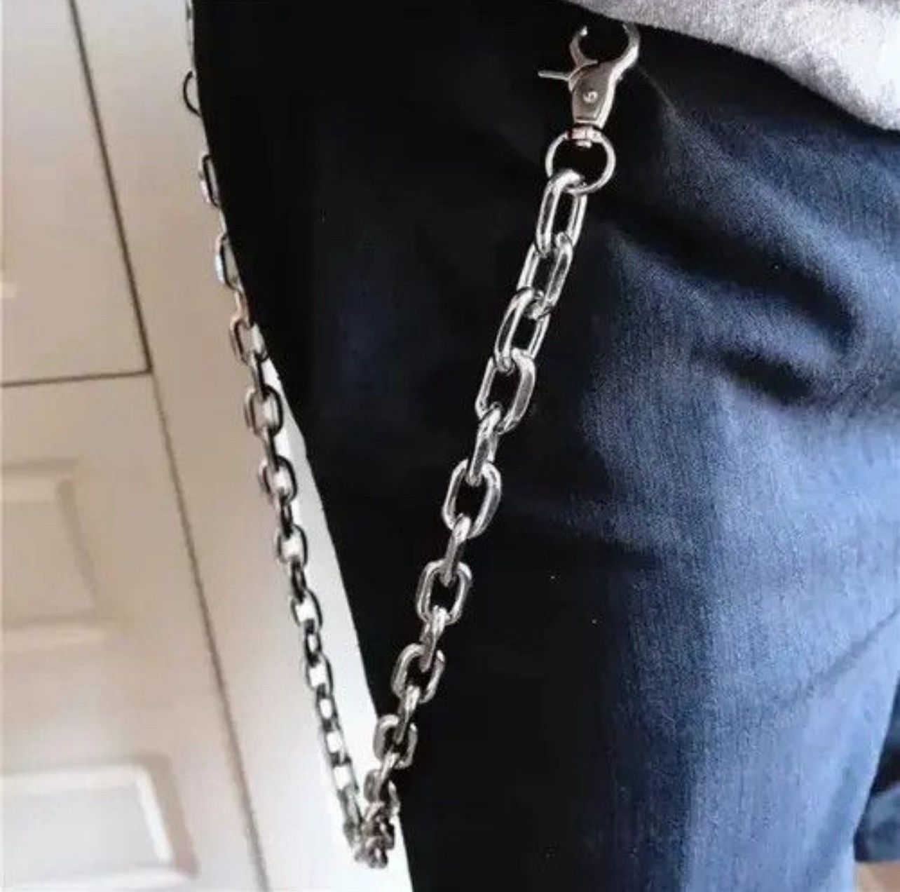 Other Silver Color Anti-Theft Wallet Chain Size ONE SIZE - 1 Thumbnail