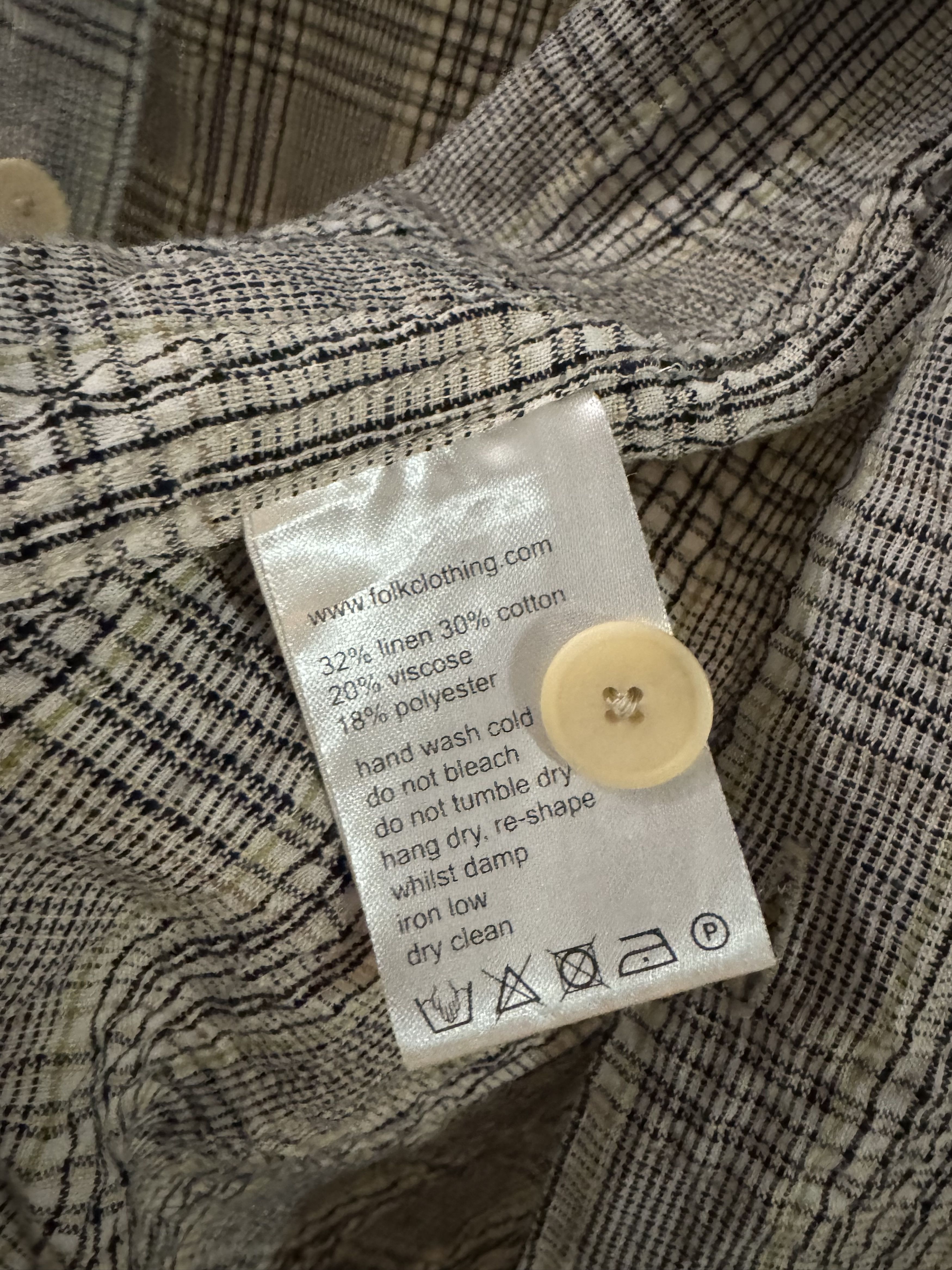 Folk Folk Check Short Sleeve Button Up Size US S / EU 44-46 / 1 - 4 Thumbnail