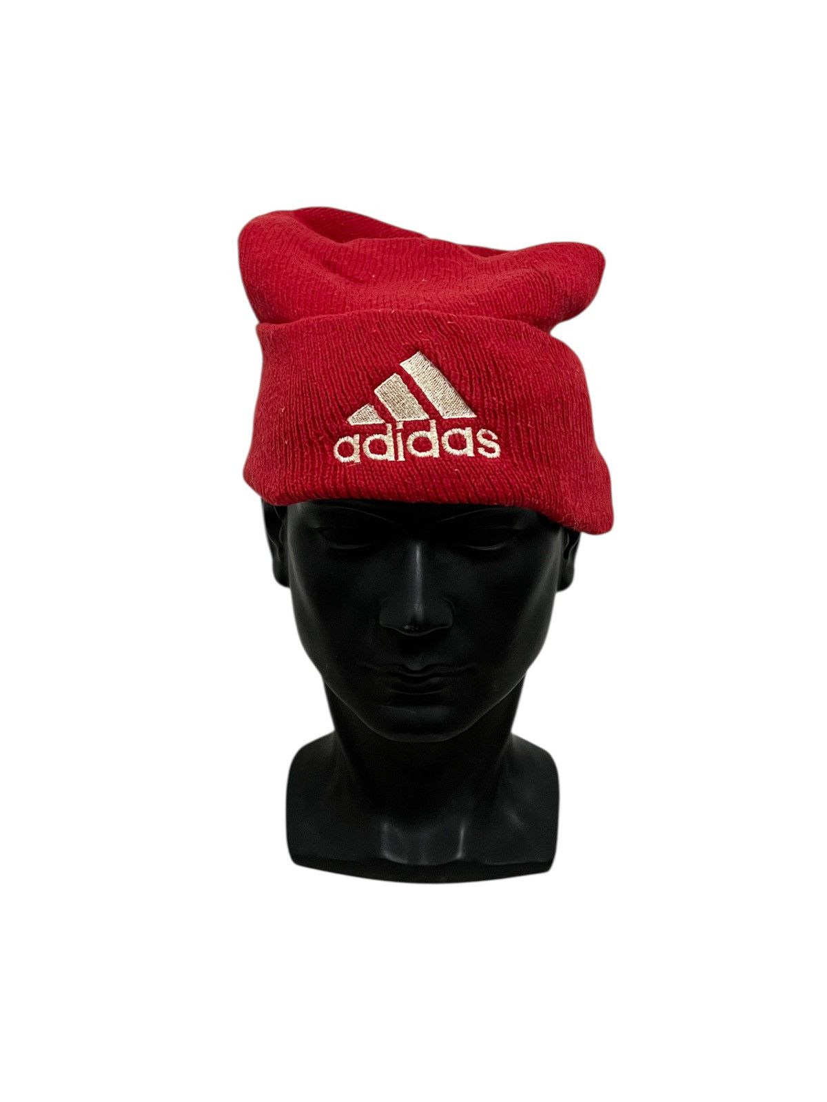 Hat Club Vintage Adidas Big Logo beanie Hat Size ONE SIZE - 1 Thumbnail