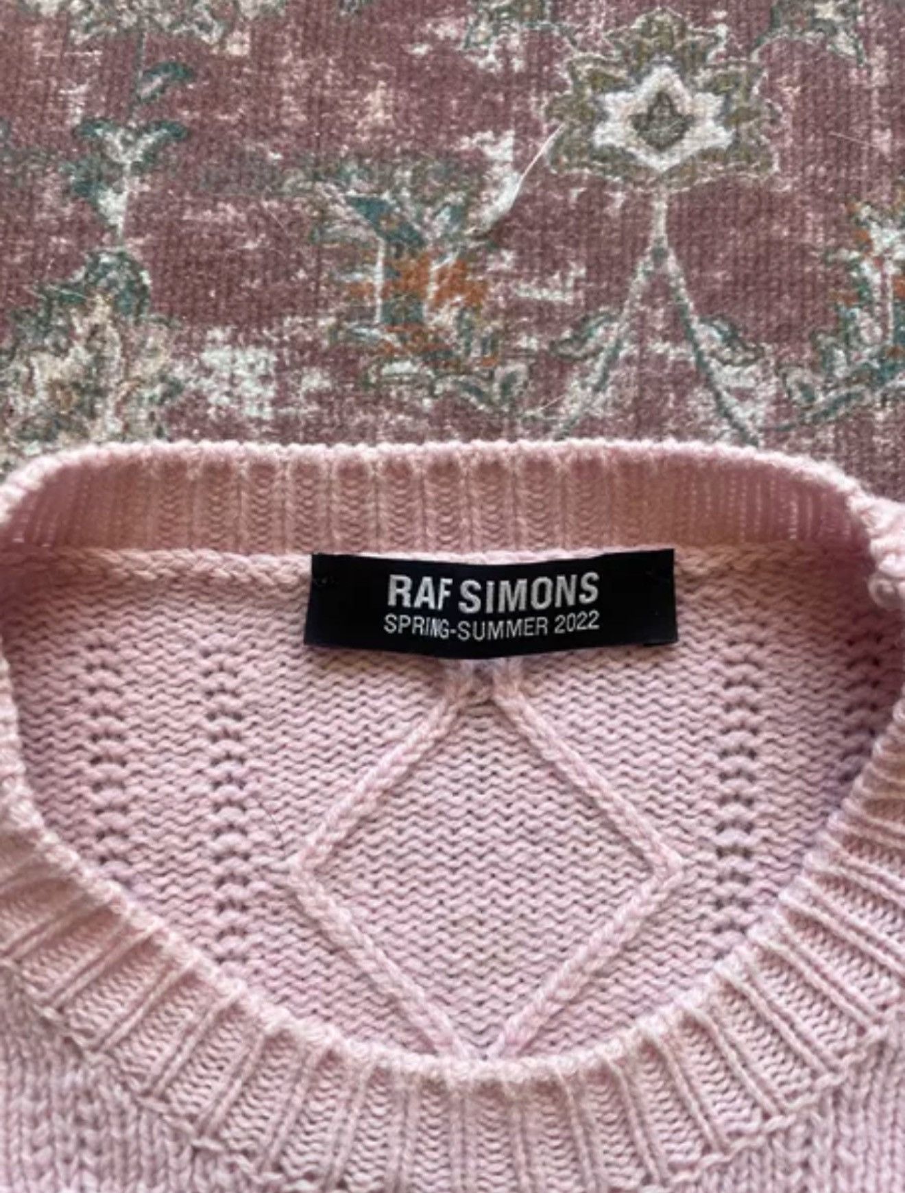 Raf Simons Raf Simons Pink Sweater Size US L / EU 52-54 / 3 - 3 Thumbnail