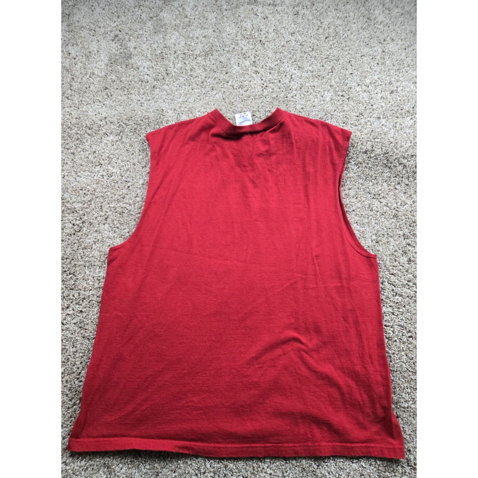Reebok VINTAGE Reebok Tank Top Shirt XL Mens Red Sleeveless Graphic Training Y2K Shirt Size US XL / EU 56 / 4 - 7 Thumbnail