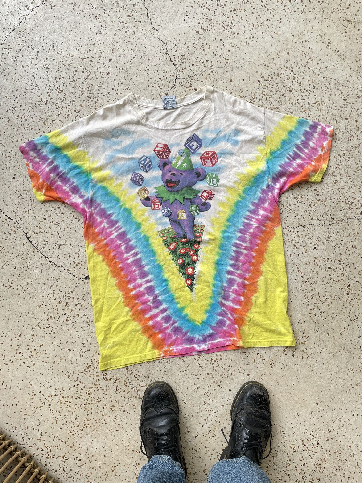 Band Tees Vintage tee early ‘00 Grateful Dead Tie Dye “Dancing Bears” Size US XL / EU 56 / 4 - 1 Thumbnail