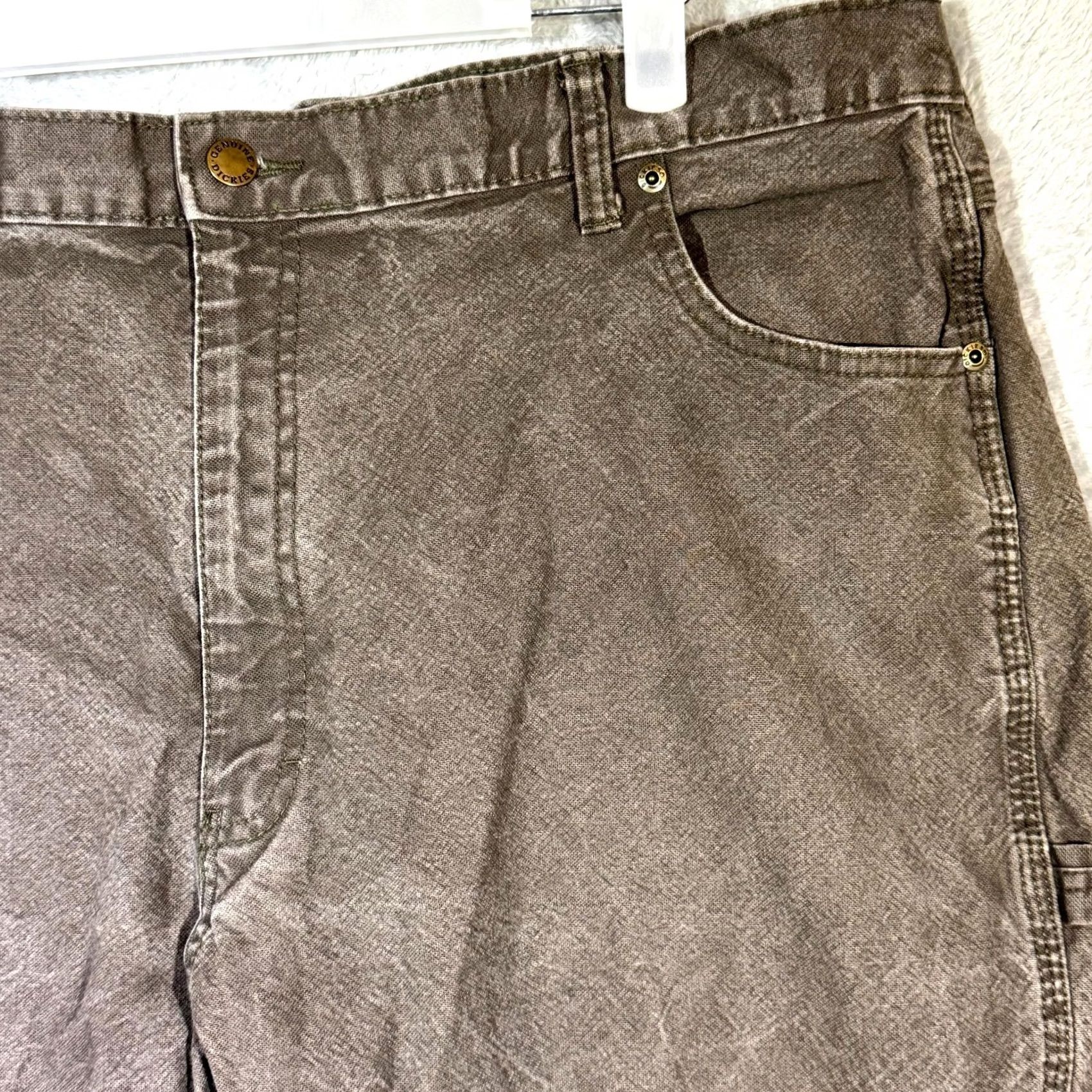 Dickies Dickies Carpenter Jeans 40 x 30 Gray Denim High-Rise Straight Leg Jeans Mens Size US 40 / EU 56 - 4 Thumbnail