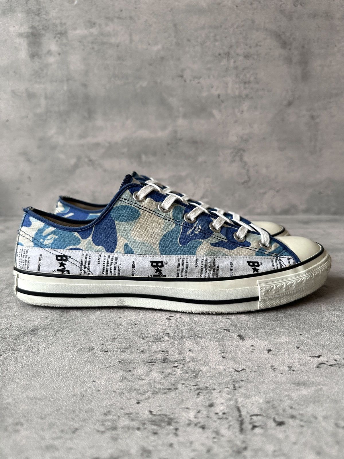 Bape ABC CAMO APE STA LOW Size US 10 / EU 43 - 6 Thumbnail