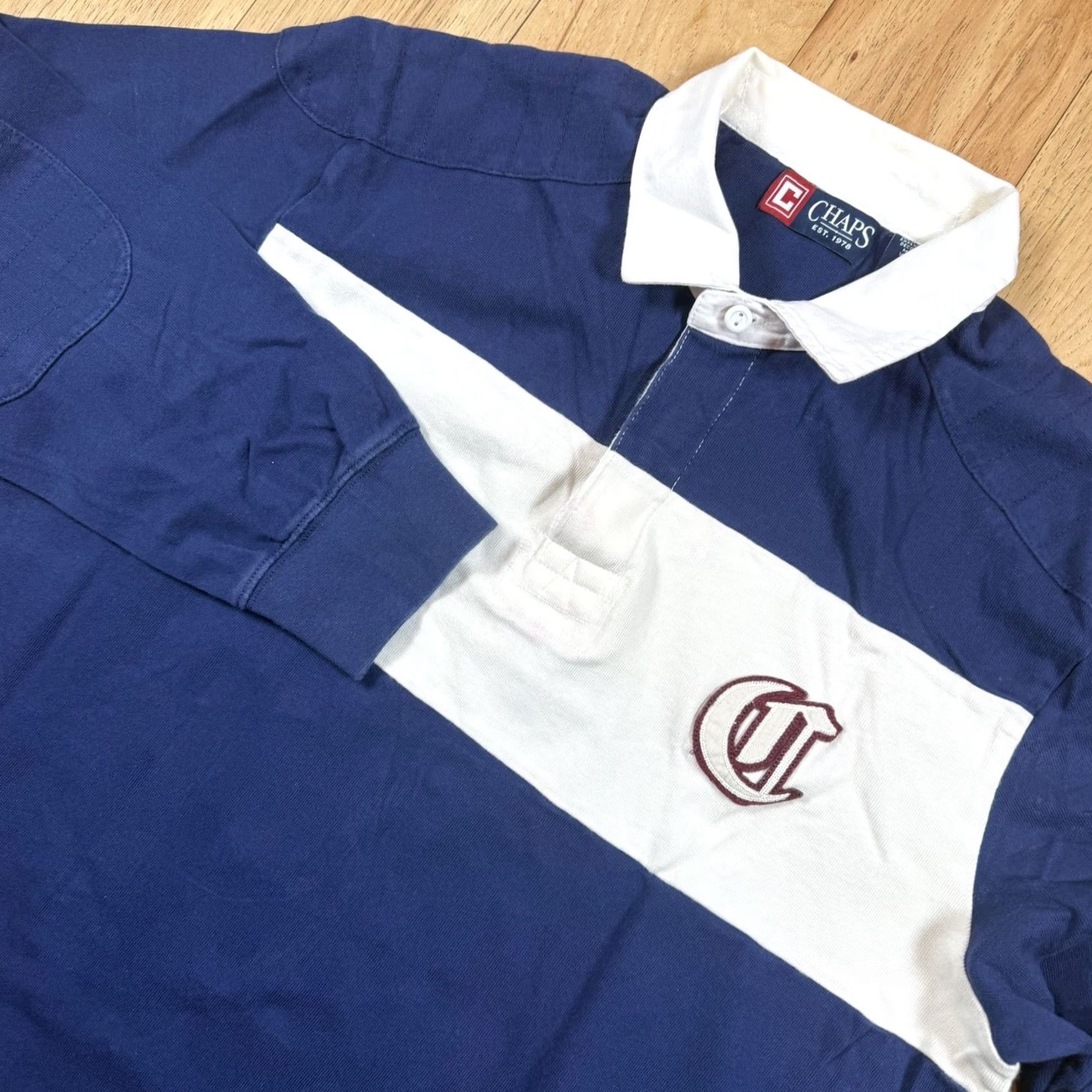 Ralph Lauren VTG Ralph Lauren Rugby Polo Shirt Mens Large Long Sleeve Crest Stitched Multicolor Shirt Size US L / EU 52-54 / 3 - 2 Thumbnail