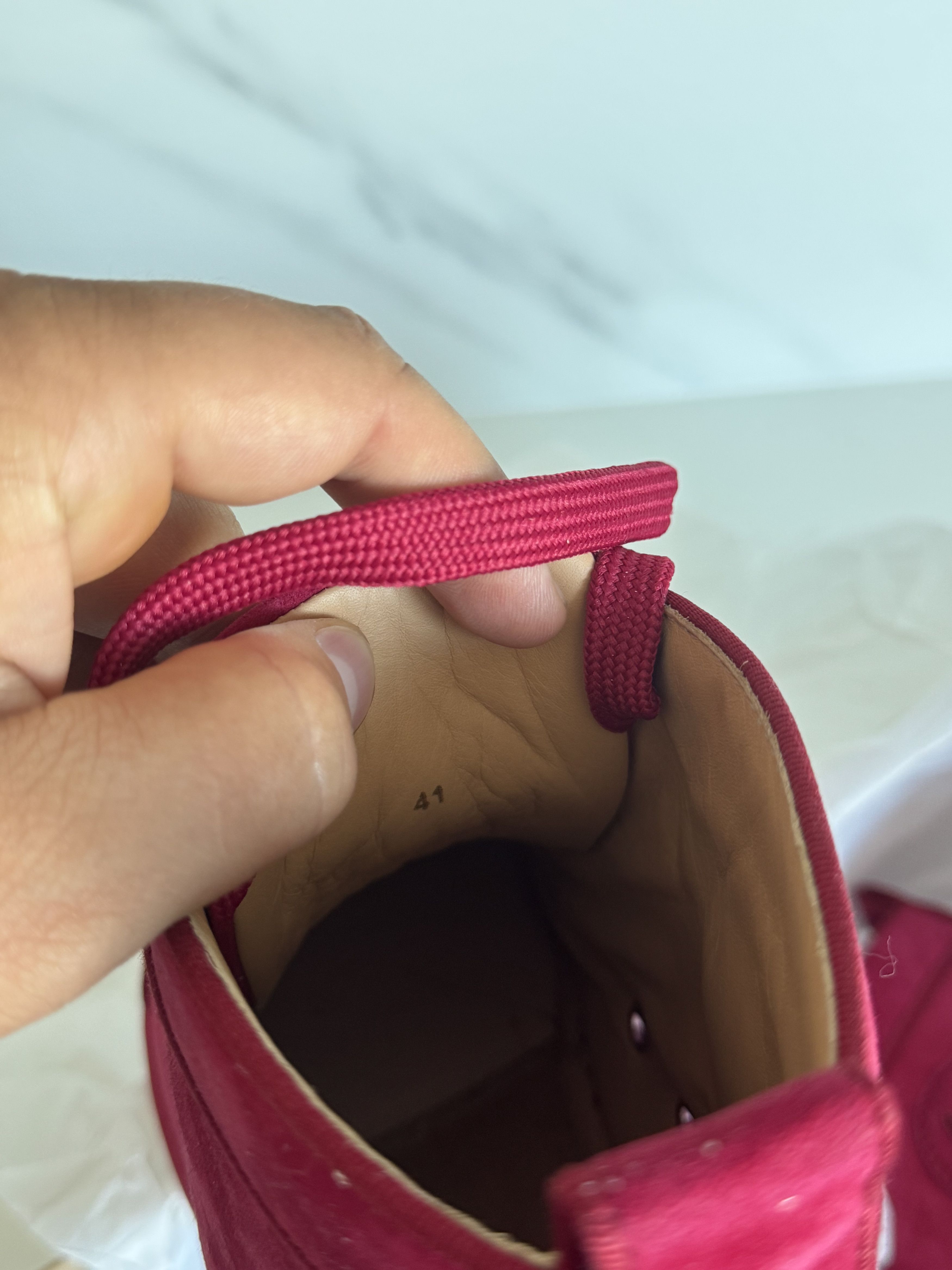 Christian Louboutin Louboutin High | Cherry color | Size 41 | Brand new Size US 8 / EU 41 - 14 Thumbnail