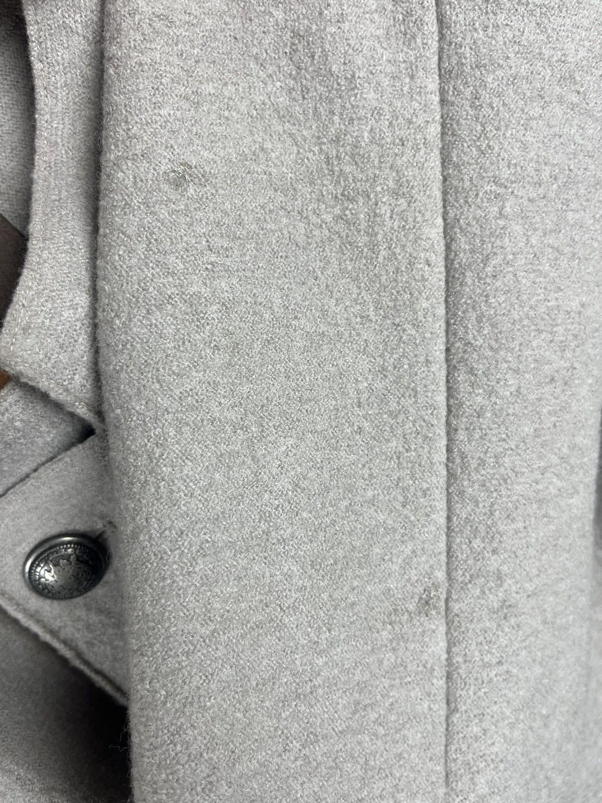 Eleventy Eleventy Double Breasted Coat Wool Grey Metal Button Size 52 Size US L / EU 52-54 / 3 - 17 Thumbnail