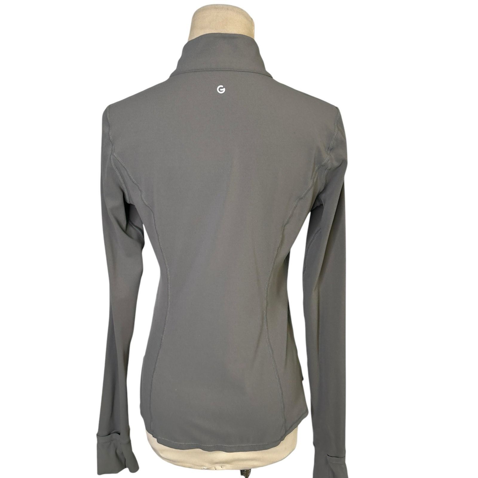 Shein Shein gray long sleeves full zip athletic jacket size Large Size S / US 4 / IT 40 - 9 Thumbnail