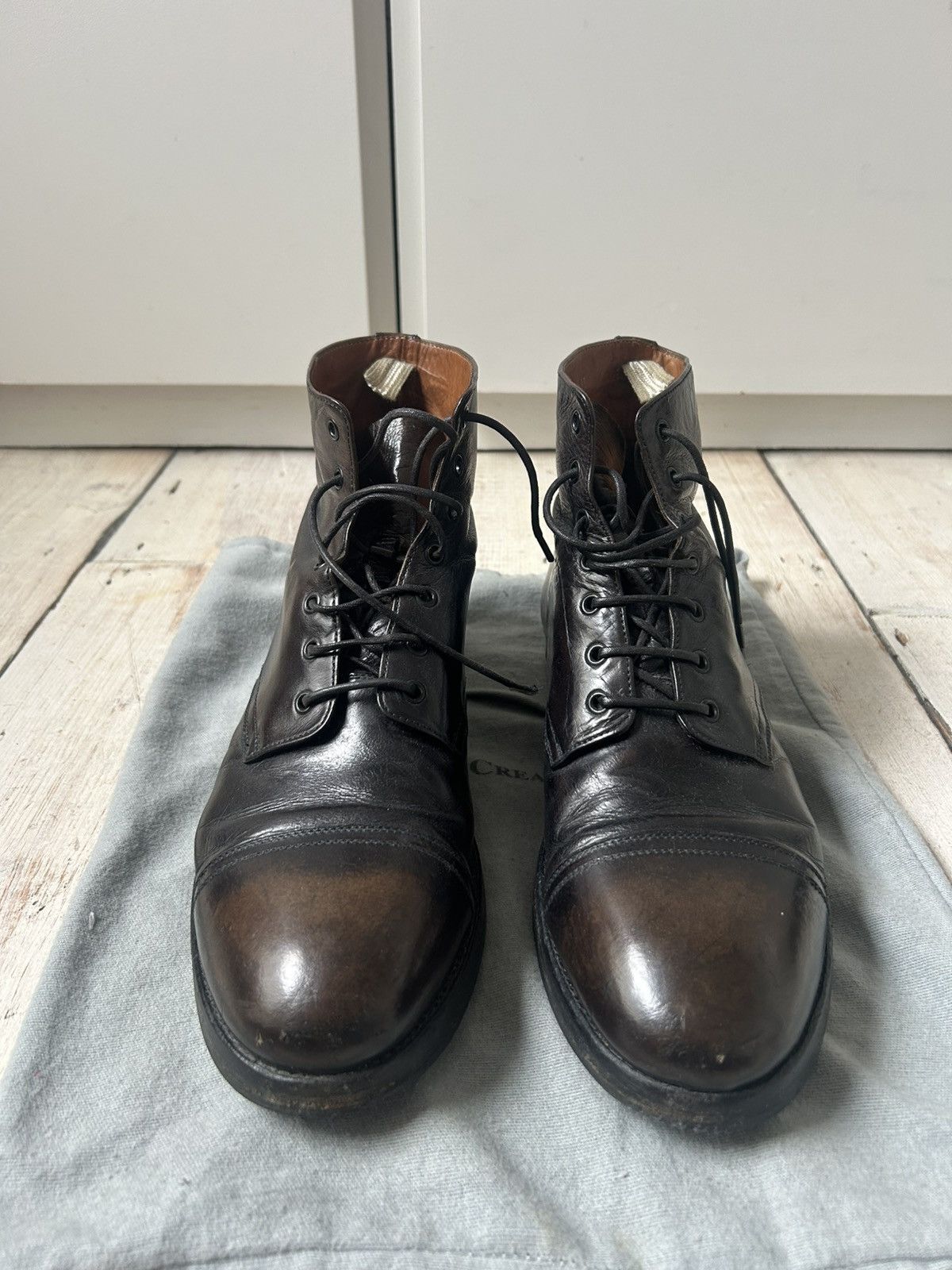 Officine Creative Officene Creative Black Leather Shoes Size US 10 / EU 43 - 1 Thumbnail