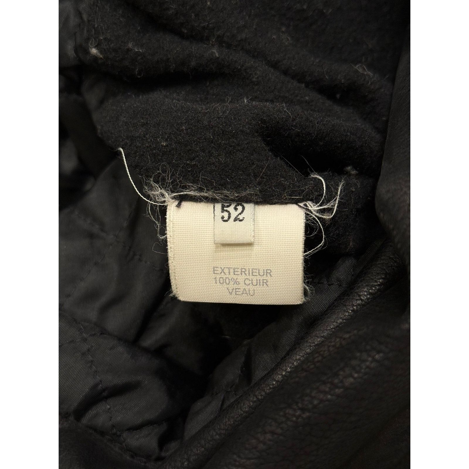 Yves Saint Laurent 1990s Yves Saint Laurent heavy leather coat Size US L / EU 52-54 / 3 - 9 Thumbnail