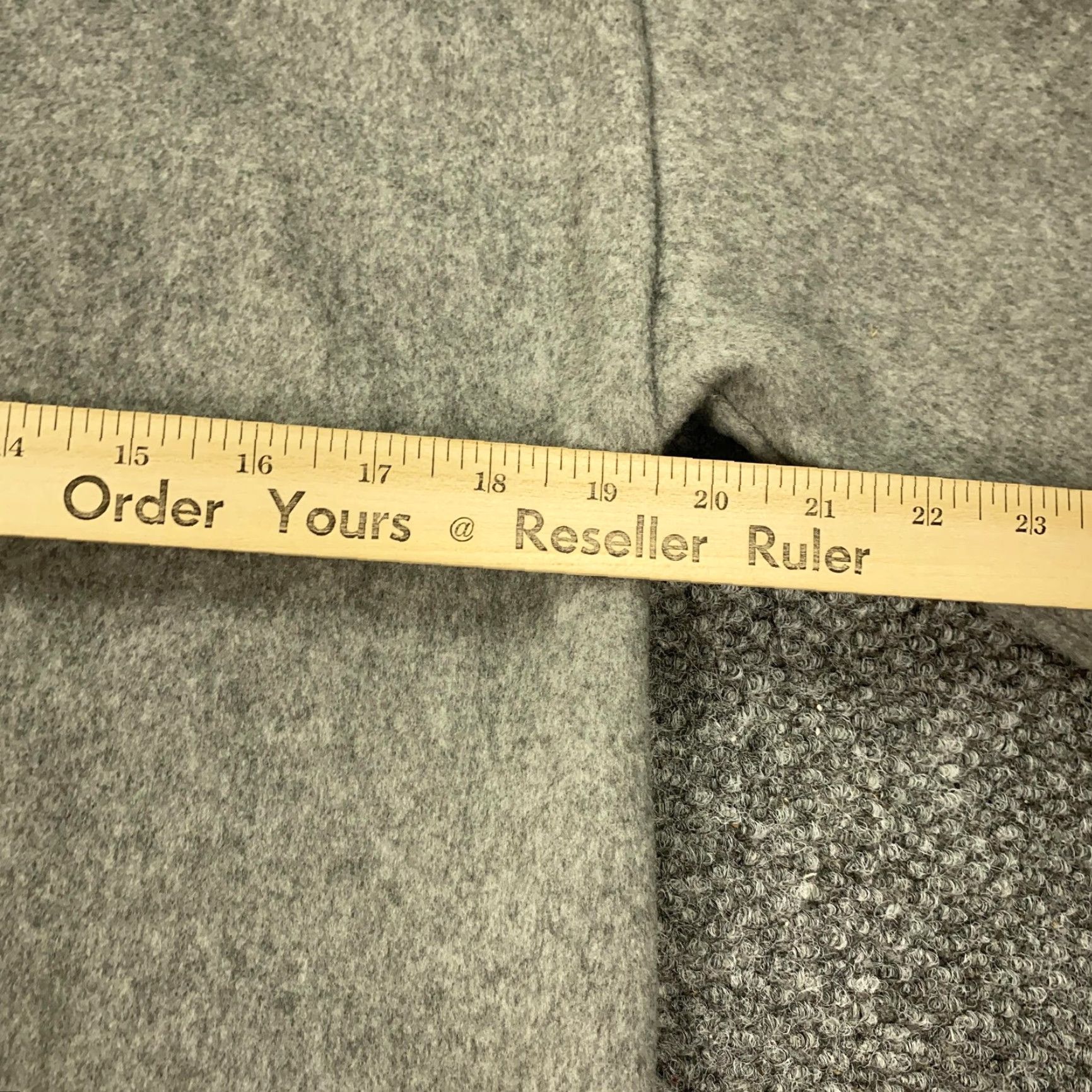Vintage HARIBO Jacket Womens Medium Gray Button Front Gummy Bear Patch Fleece Shacket Size M / US 6-8 / IT 42-44 - 8 Thumbnail