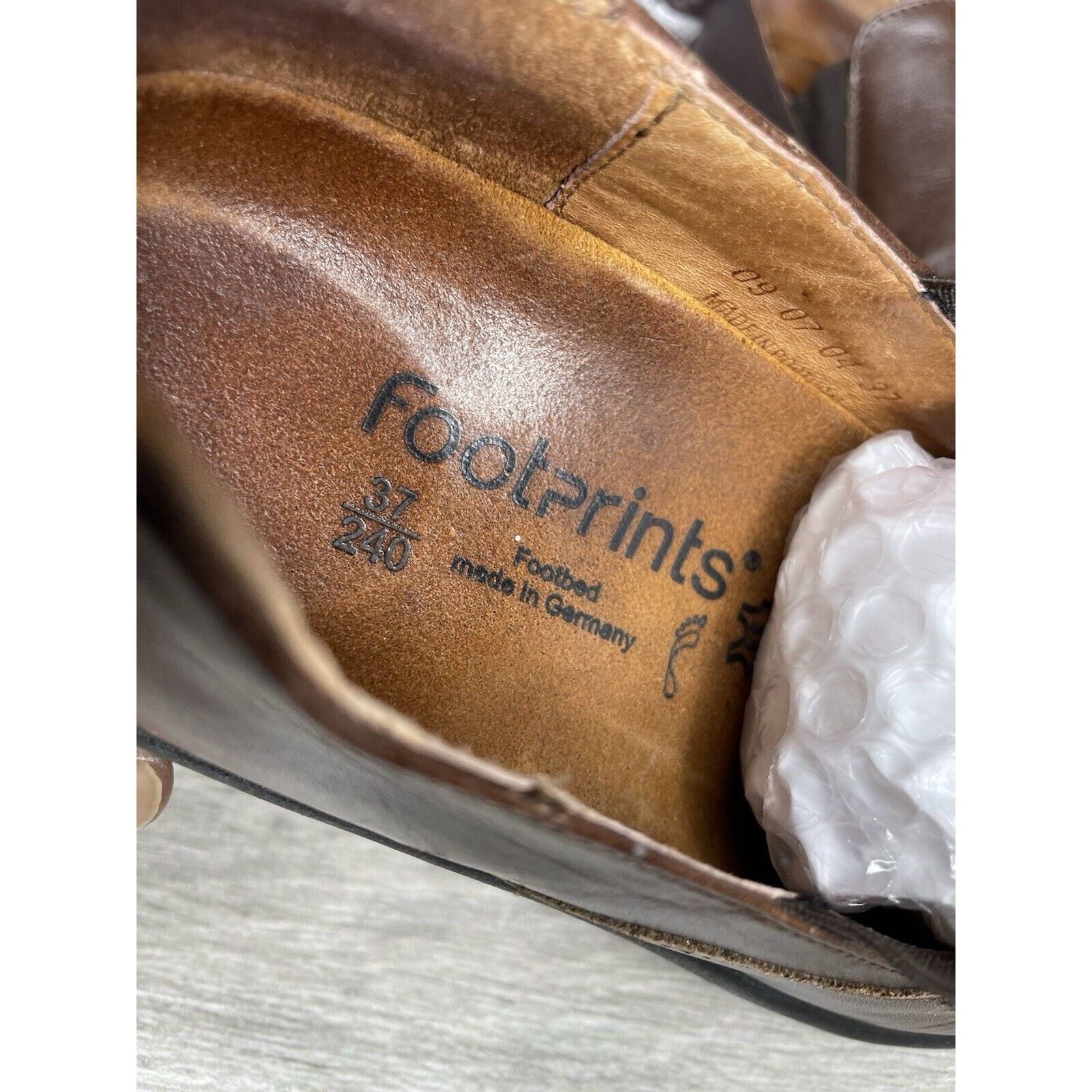Birkenstock Footprints By Birkenstock Brown Leather Loafers Slip On Shoe Size US 6.5 / IT 36.5 - 16 Thumbnail