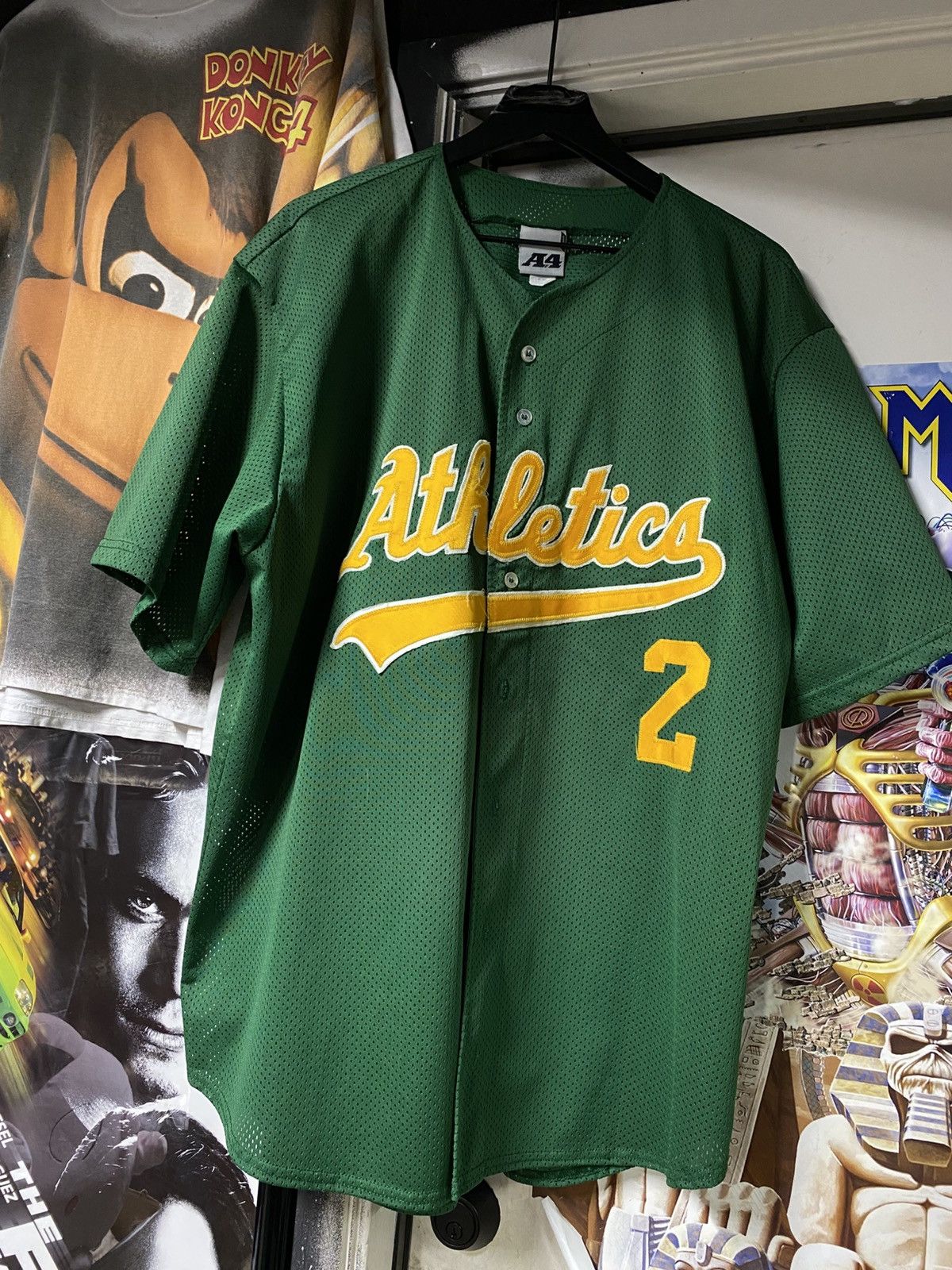 Vtg Y2K Oakland Athletics Men’s Jersey XLarge