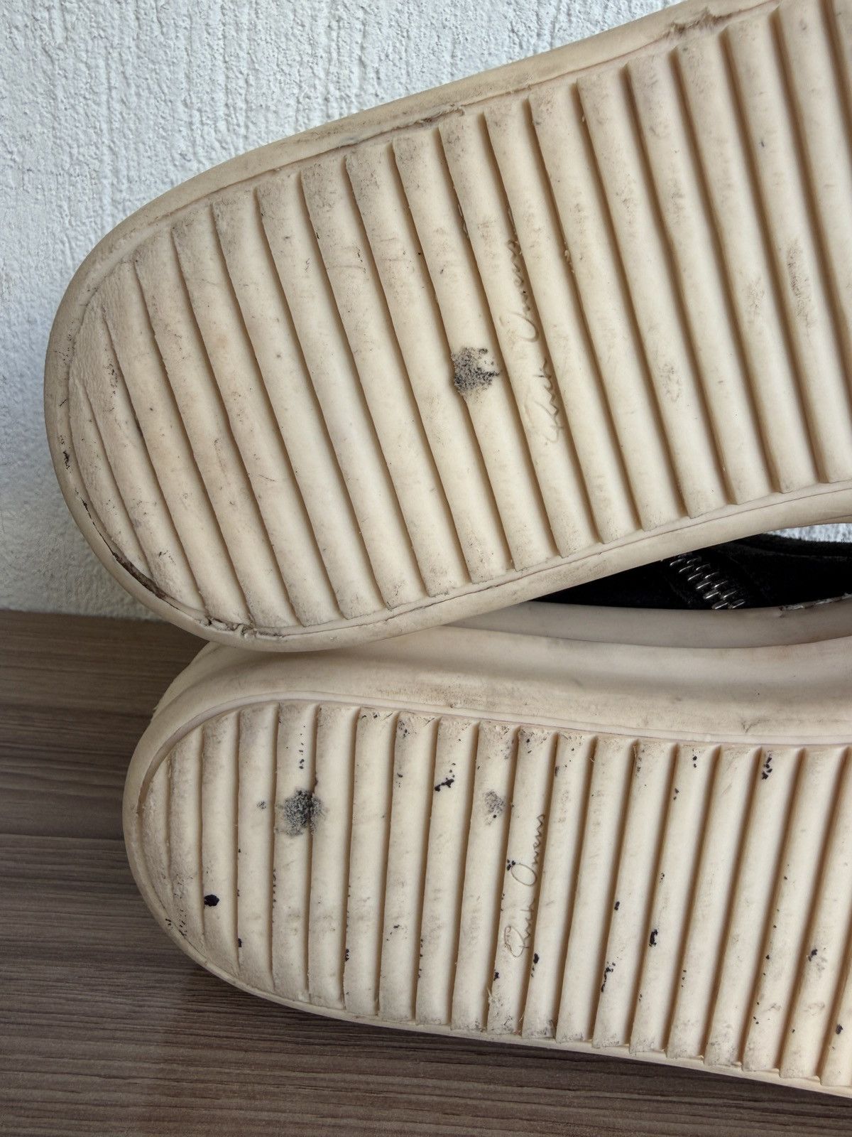 Rick Owens E15🕷️ Blistered leather island dunks Size US 10.5 / EU 43-44 - 22 Thumbnail