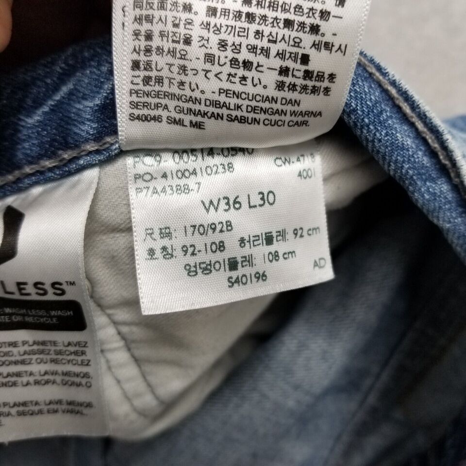 Levi's Levis Jeans Mens 36x30 Denim Straight Casual Size US 36 / EU 52 - 15 Thumbnail