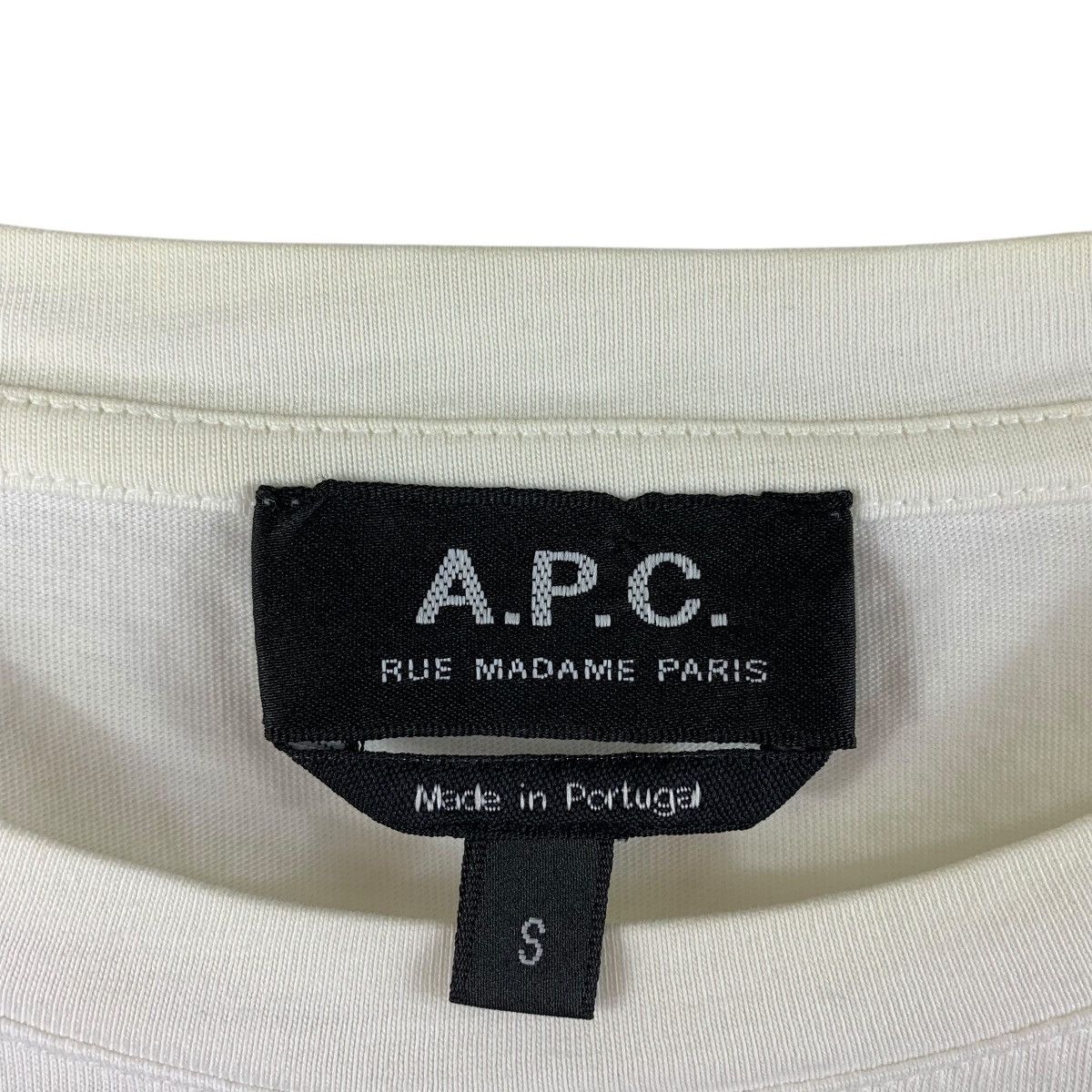 A.P.C. × Japanese Brand APC Rue madame paris small spellout designer tee Size US S / EU 44-46 / 1 - 3 Thumbnail
