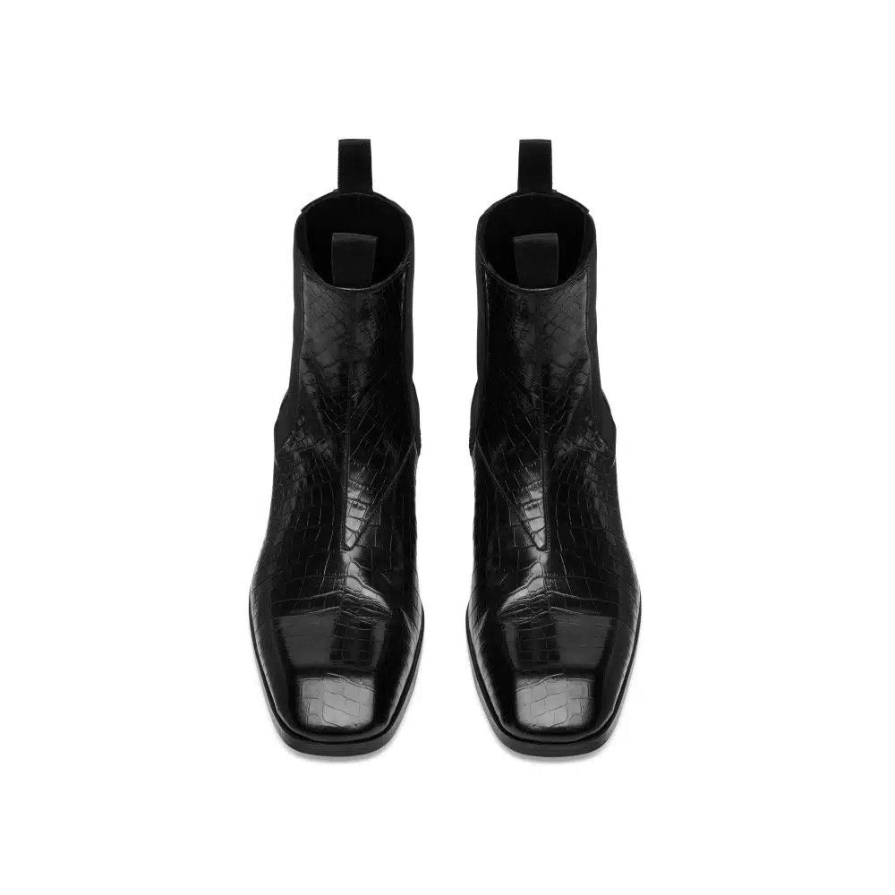 Tom Ford o1loc1c0325 J1490 Bailey Chelsea Boots in Black Size US 12.5 / EU 45-46 - 3 Thumbnail