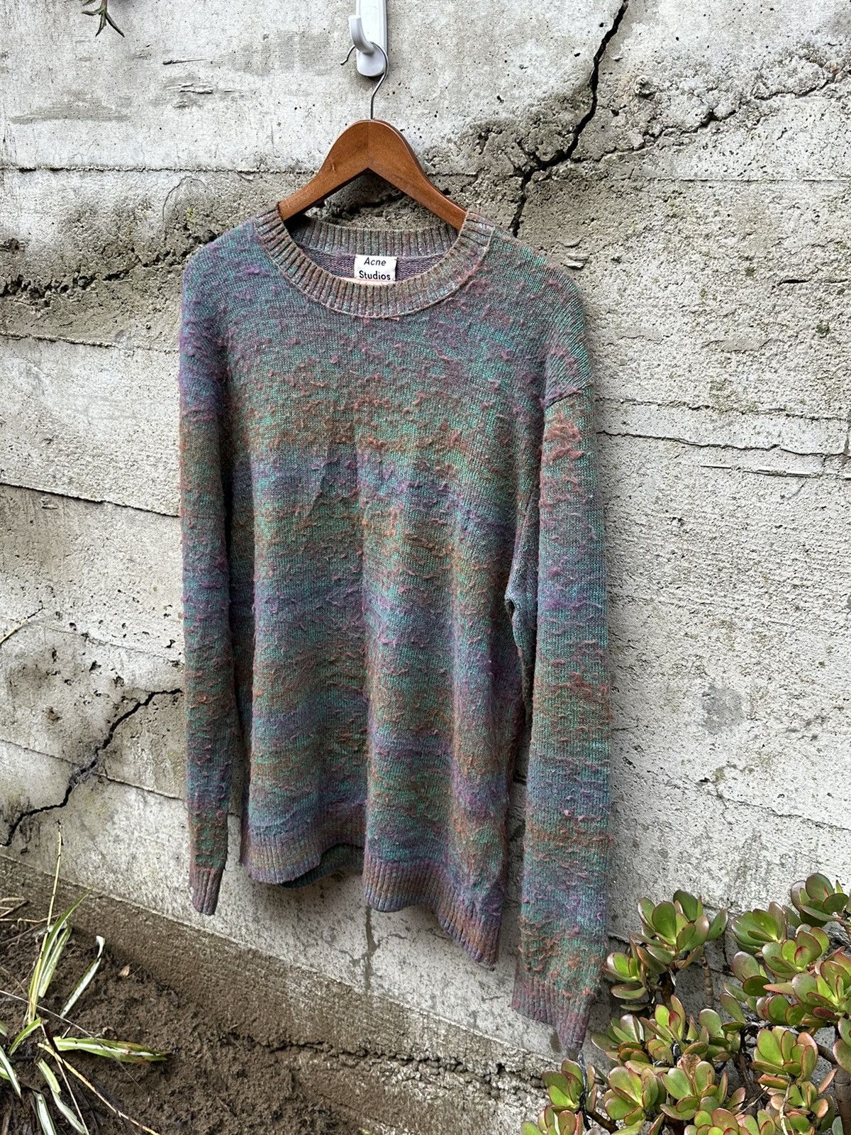 Acne Studios RARE GRAIL Acne Studios multi gradient shadow sweater Size US L / EU 52-54 / 3 - 1 Thumbnail