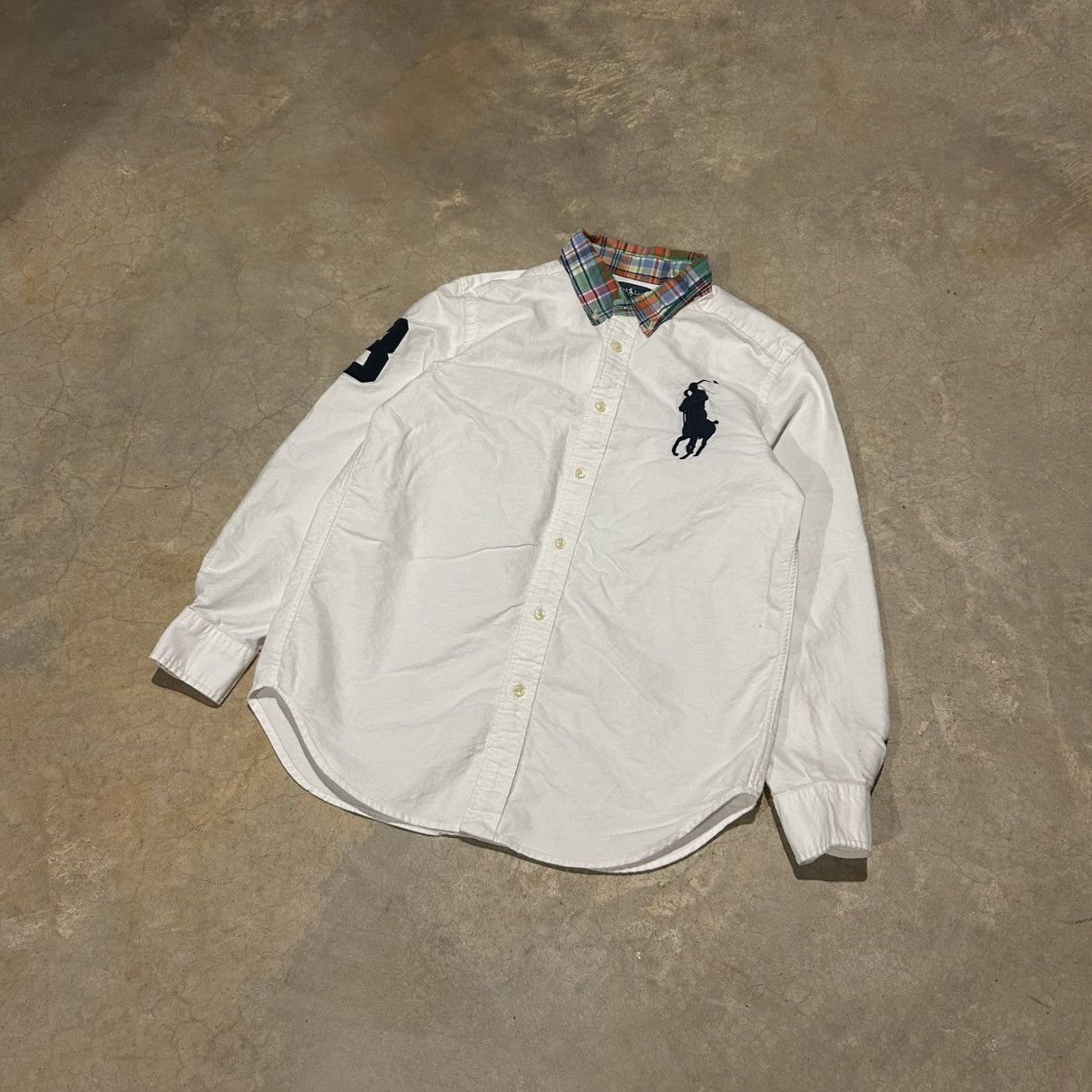 Polo Ralph Lauren Crazy Vintage Y2K Polo Ralph Lauren Big Pony Madras Shirt Size US S / EU 44-46 / 1 - 2 Preview