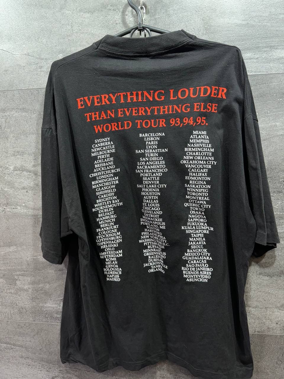Band Tees Vintage 1993 Meat Loaf Everything Louder World Tour Shirt Size US XL / EU 56 / 4 - 10 Thumbnail