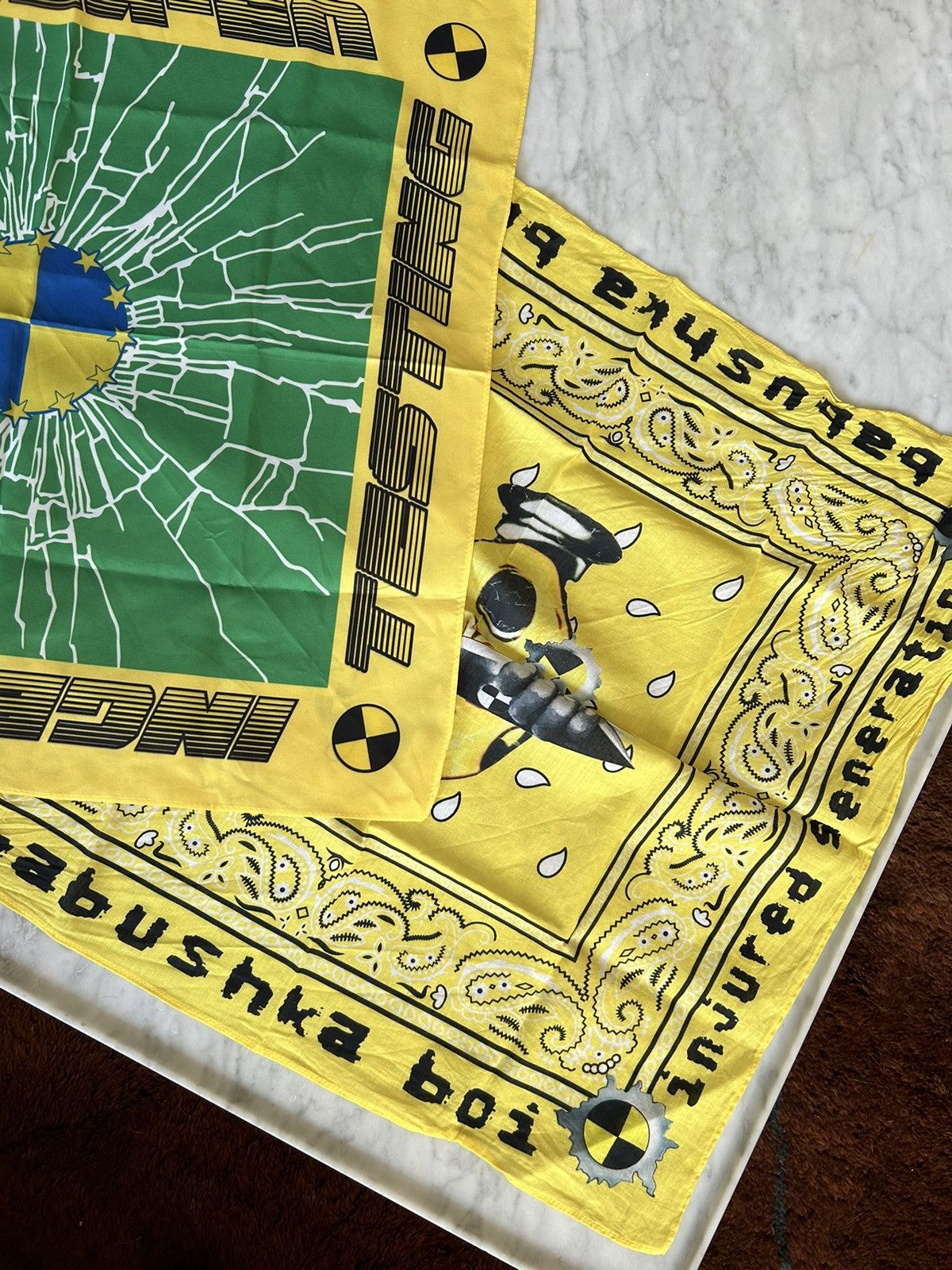 A$AP Rocky ASAP ROCKY AWGE Bandanas Size ONE SIZE - 3 Thumbnail