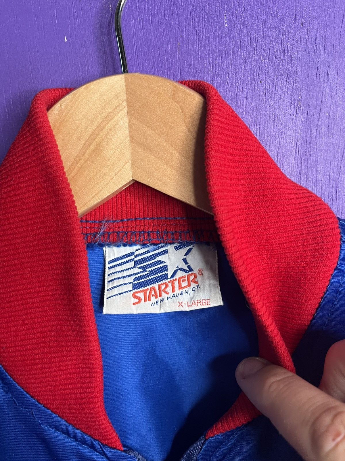 Starter × USA Olympics × Vintage Vintage 80s Starter team USA satin style jacket Size US XL / EU 56 / 4 - 4 Thumbnail