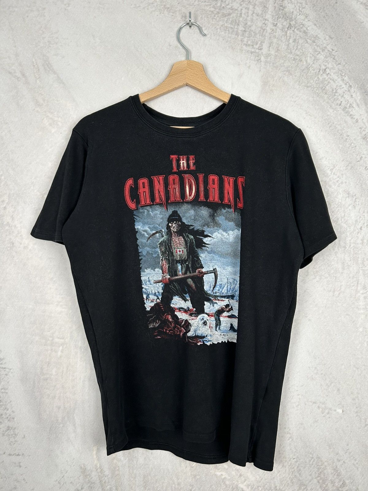 Band Tees Vintage The Canadians Rock Band Tee Graphic Hardcore Metal Size US M / EU 48-50 / 2 - 1 Thumbnail