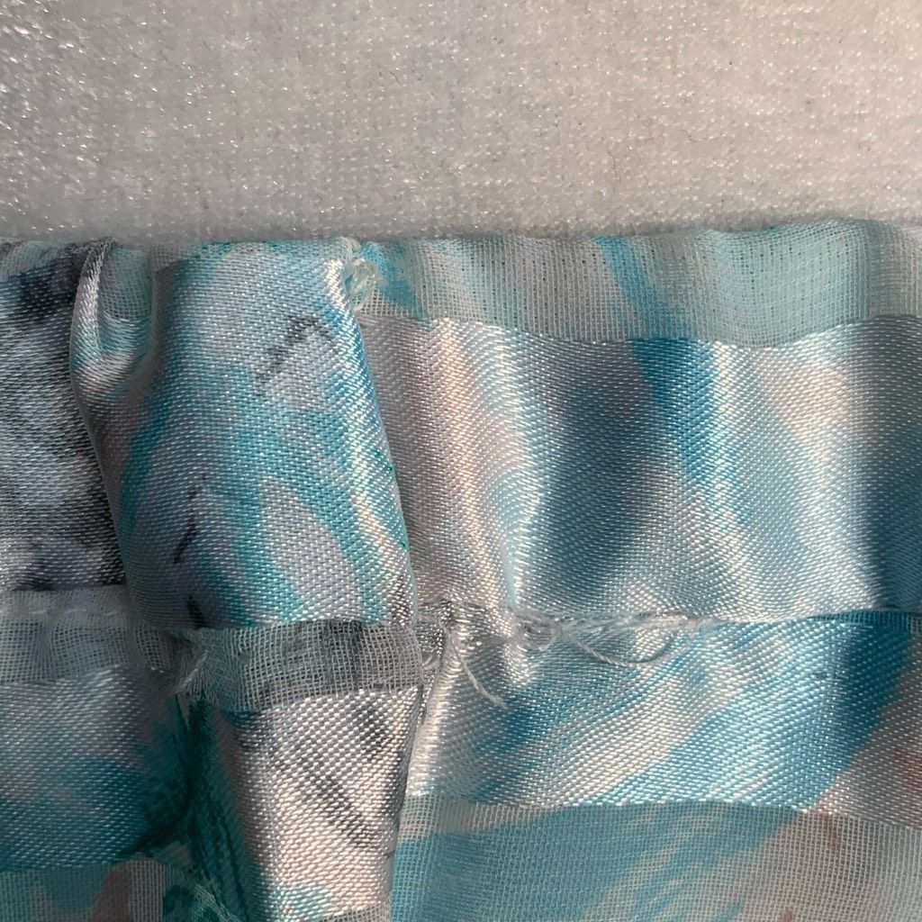 Vintage Vintage Abstract Floral Pastel Semi-Sheer Pleated Midi Skirt Size 28" / US 6 / IT 42 - 7 Thumbnail