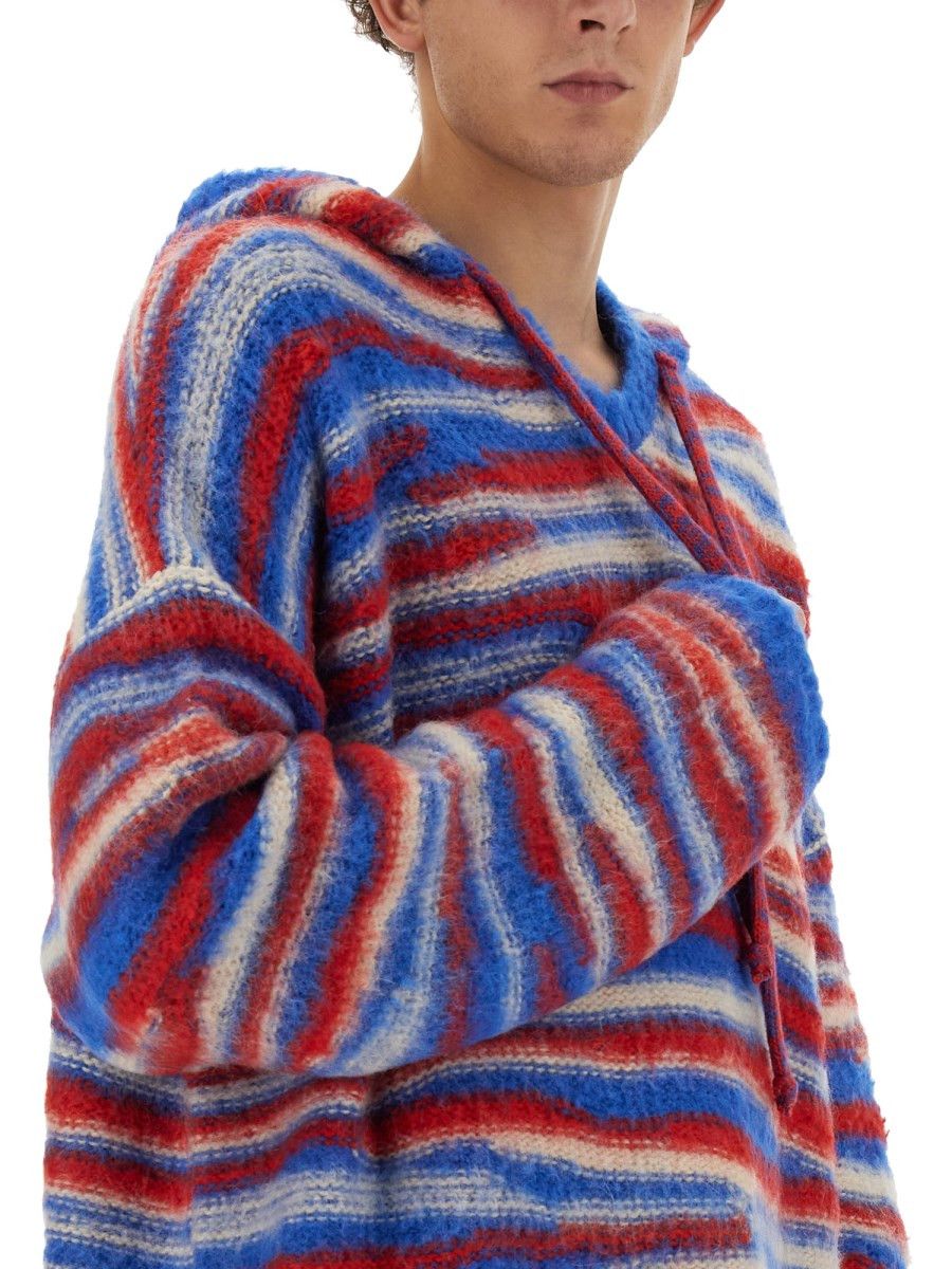 ERL o1y0125 Hooded Sweater in Multicolor Size US M / EU 48-50 / 2 - 4 Thumbnail