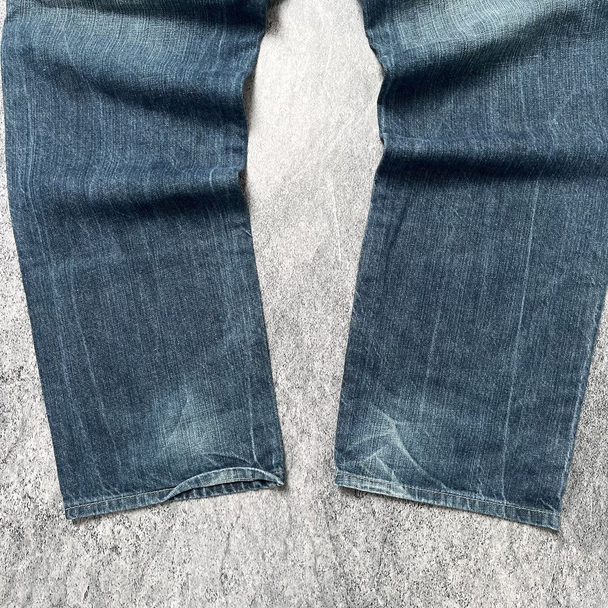 Japanese Brand × Pelle Pelle × Vintage Pelle Pelle Faded Denim Vintage USA Embroidered Logo Pants Size US 29 - 6 Thumbnail
