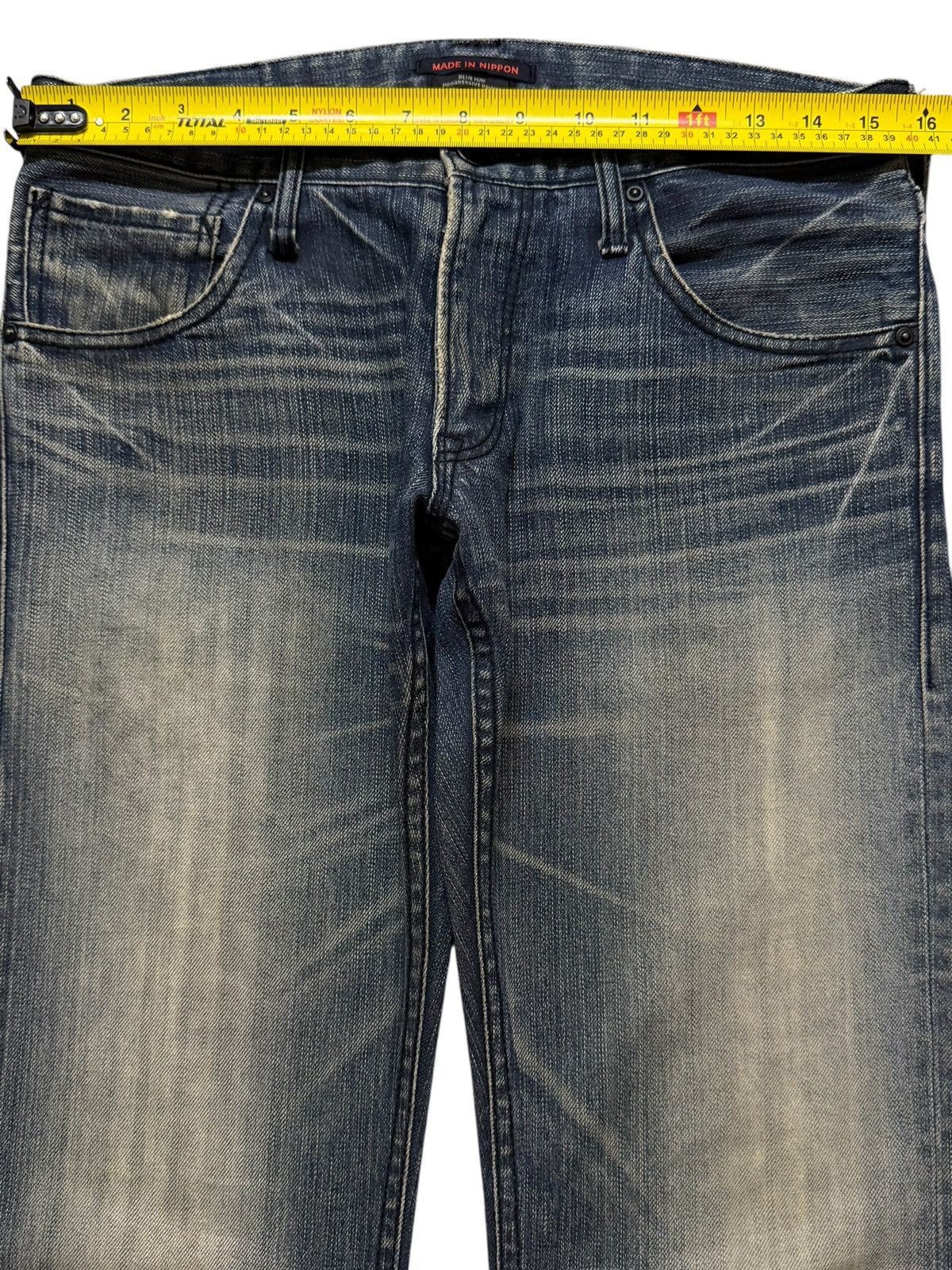 semanticdesign Vintage 90s Japanese Brand Faded Wash Distress Straight Leg Size US 31 - 9 Thumbnail