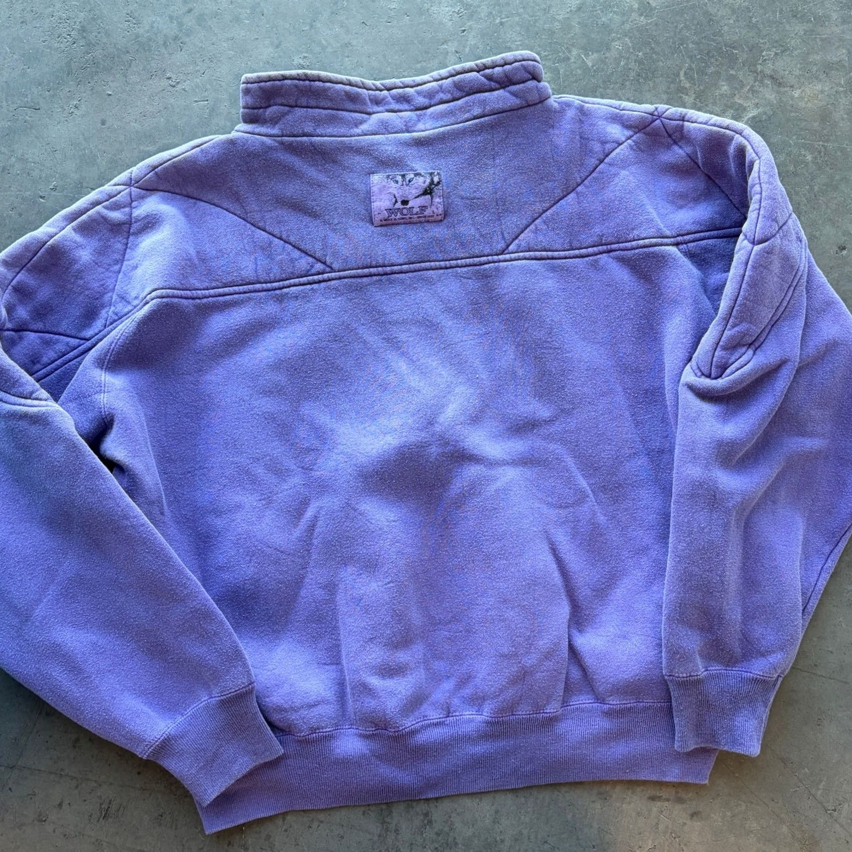 Vintage VINTAGE Y2k Alaska Purple Quilted Nature Gorpcore Pullover Crewneck Sweatshirt L Women Size L / US 10 / IT 46 - 2 Thumbnail