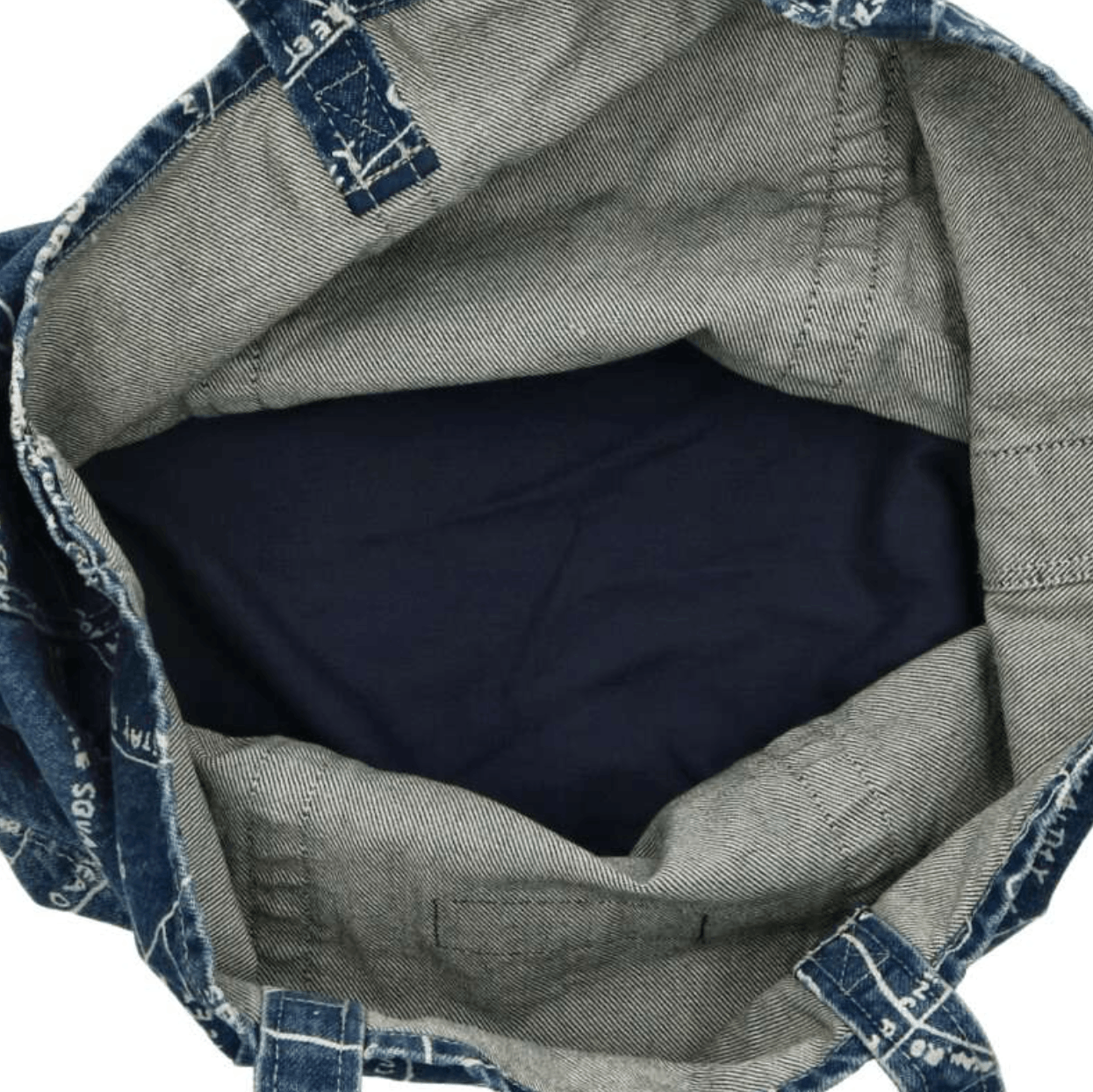 Supreme SUPREME 19SS Gonz Map Denim Tote Bag Size ONE SIZE - 4 Thumbnail