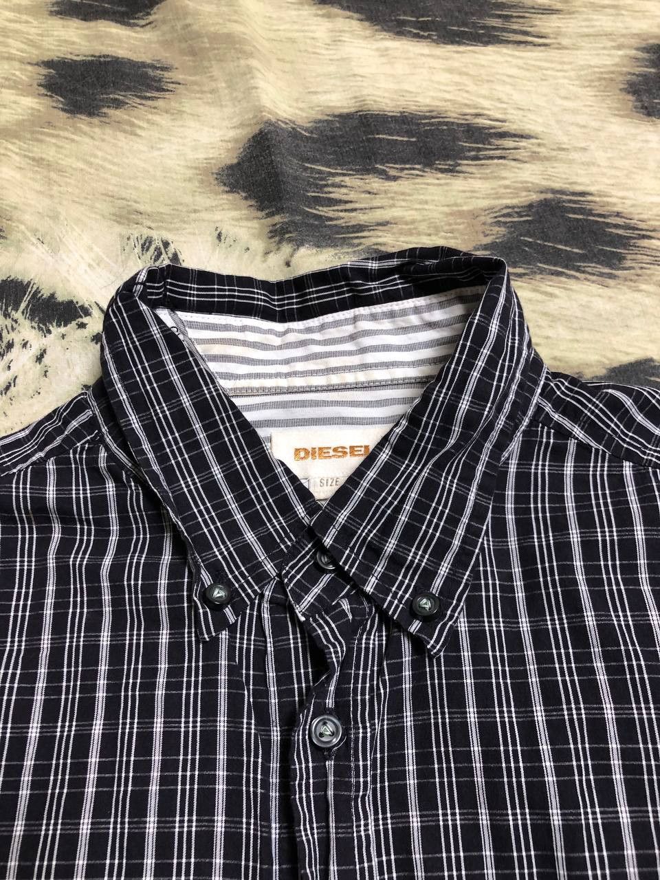 Diesel Vintage Diesel long sleeve striped Shirt Size US L / EU 52-54 / 3 - 6 Thumbnail